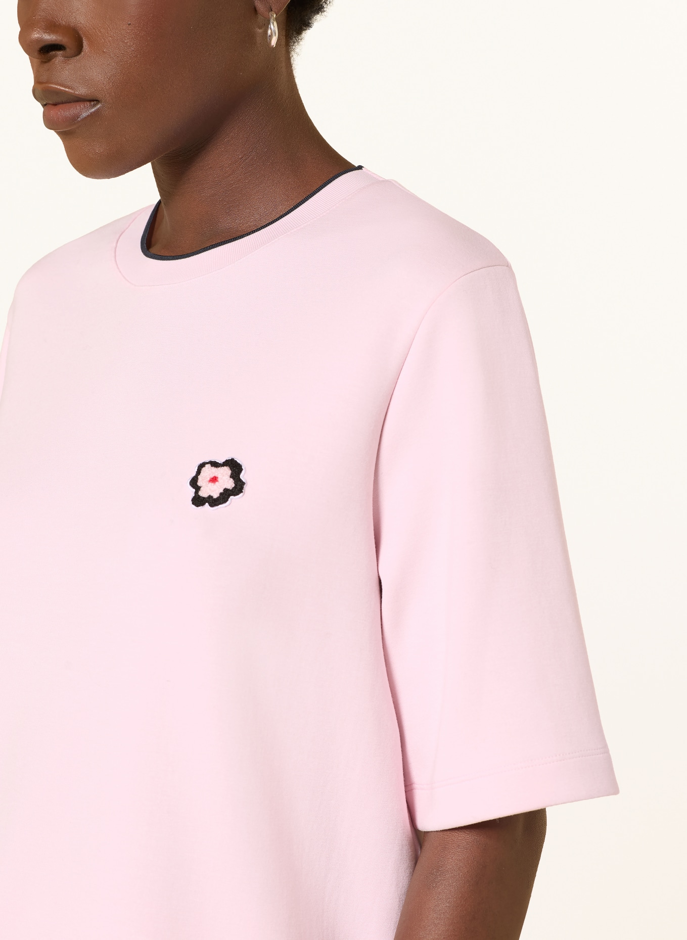 MARC CAIN Tričko: 208 chalk pink
