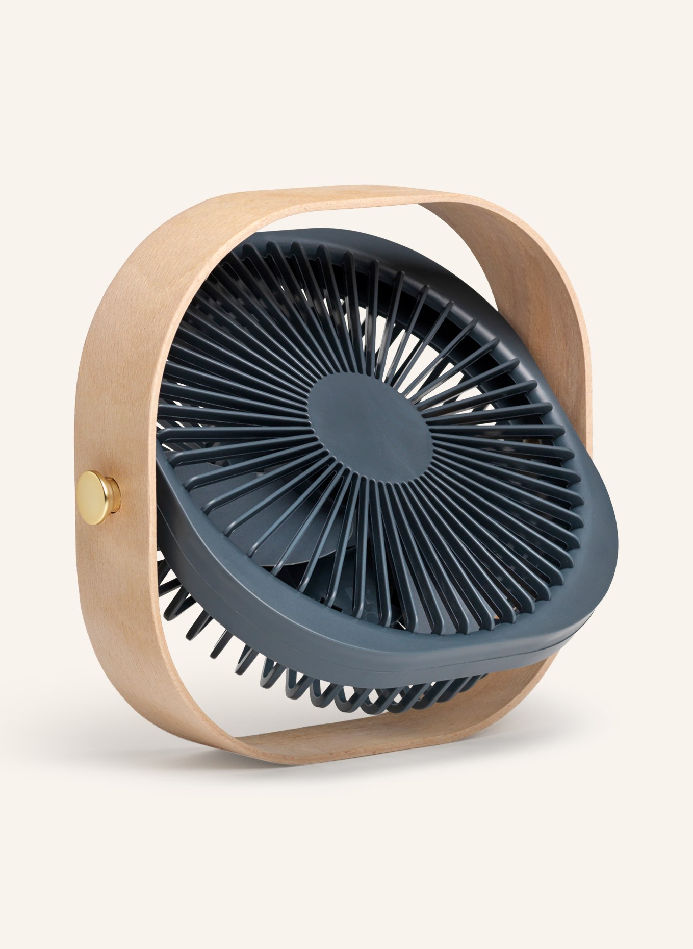 PRINTWORKS Tragbarer Ventilator FANTASTIC: PETROL / BEIGE