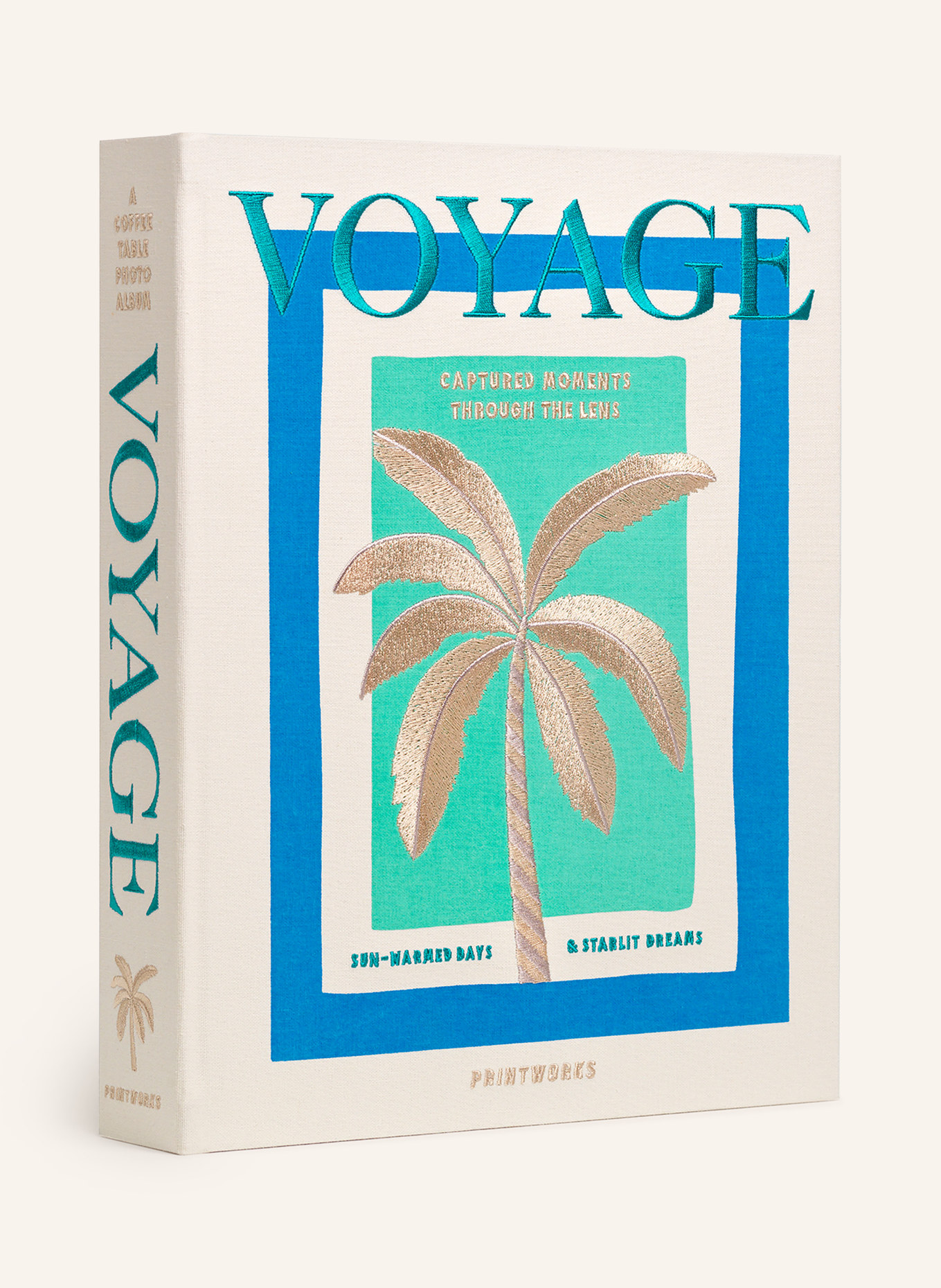 PRINTWORKS VOYAGE Photo Album: CREAM / TURQUOISE / BLUE
