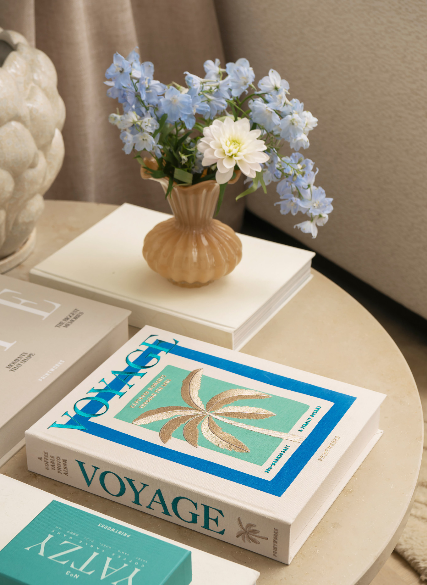 PRINTWORKS VOYAGE Photo Album: CREAM / TURQUOISE / BLUE