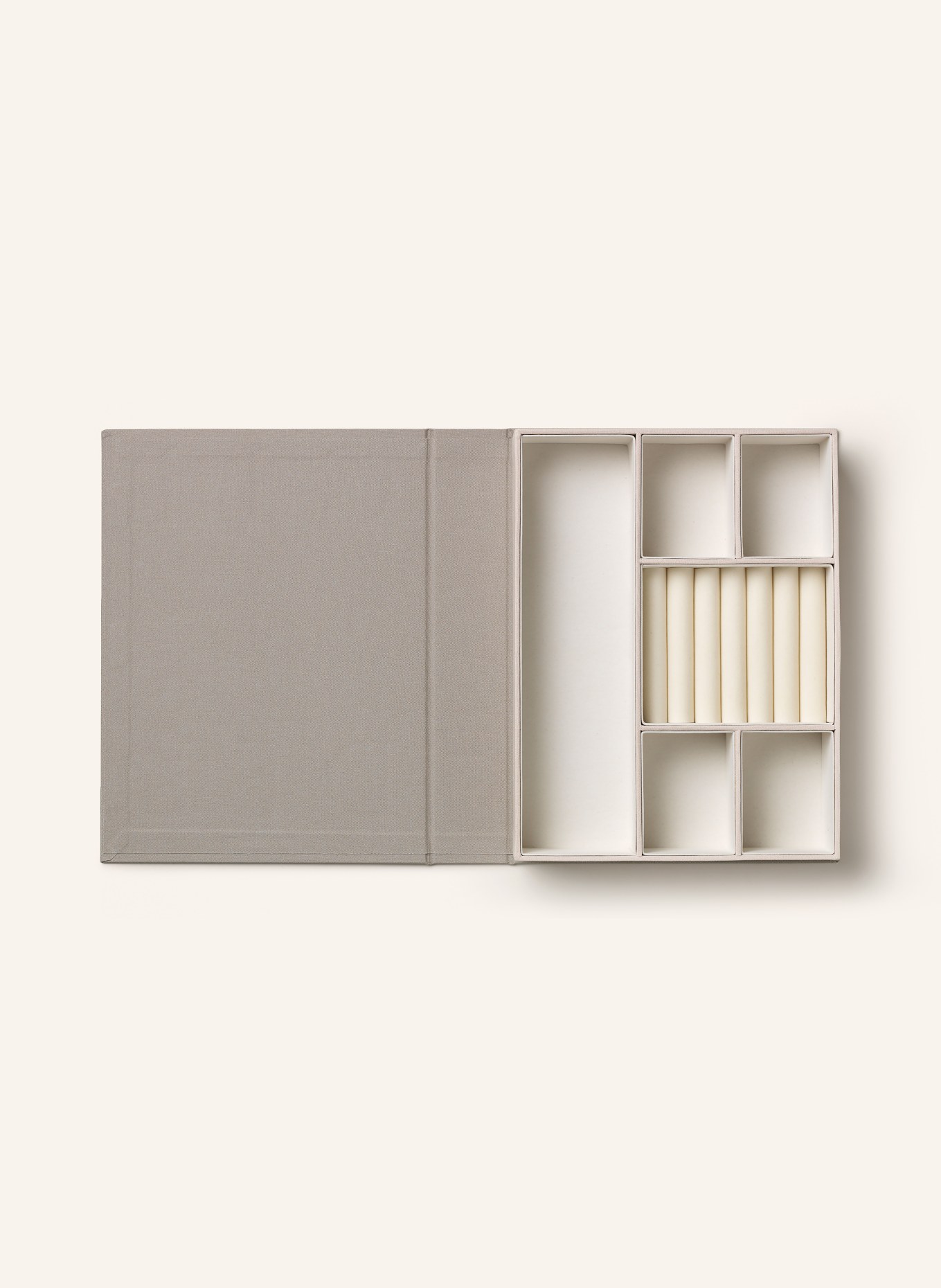 PRINTWORKS GILDED Jewelry Box: GRAY / GOLD / WHITE