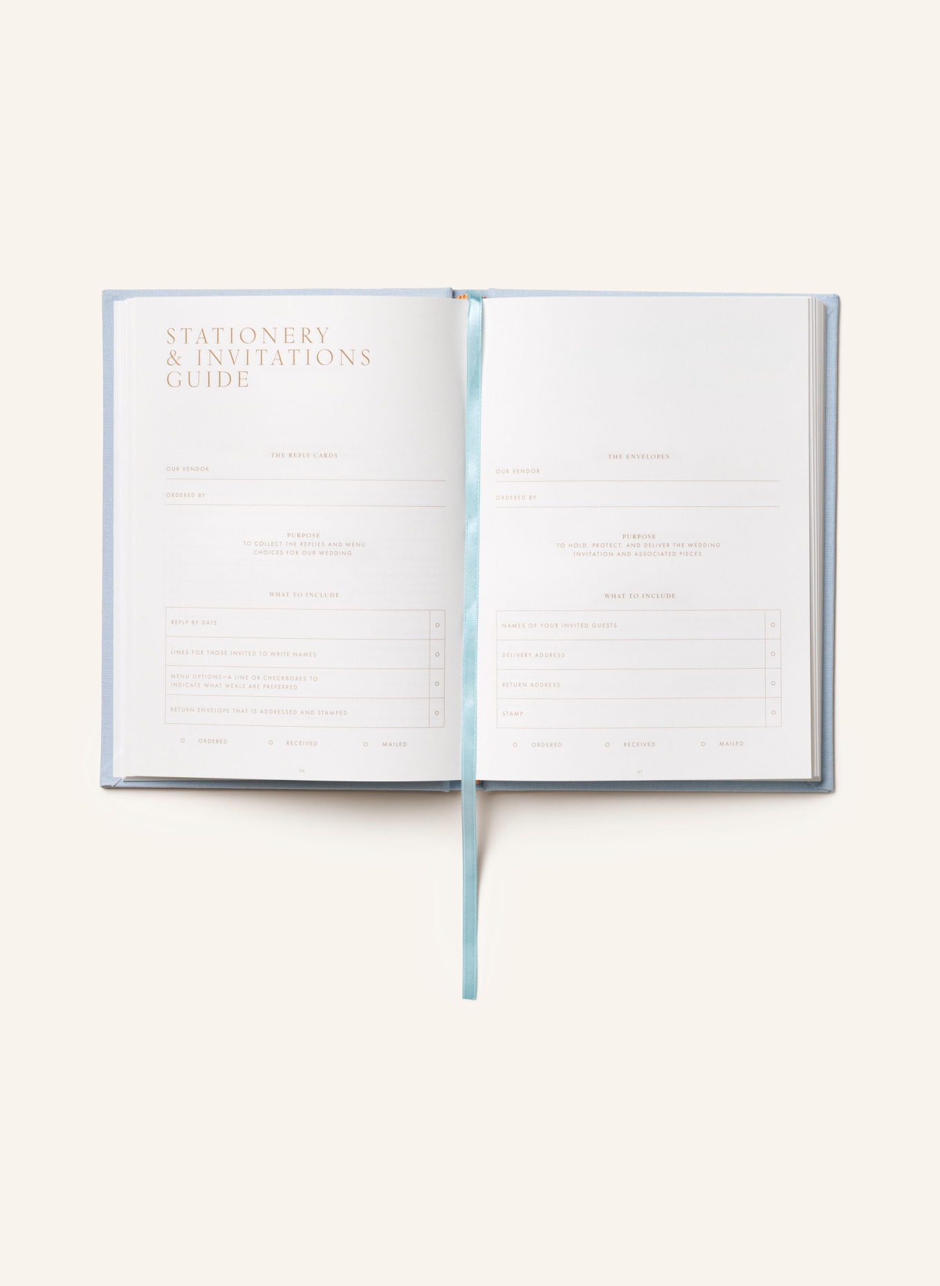 PRINTWORKS Notebook: THE PERFECT WEDDING DAY: LIGHT BLUE