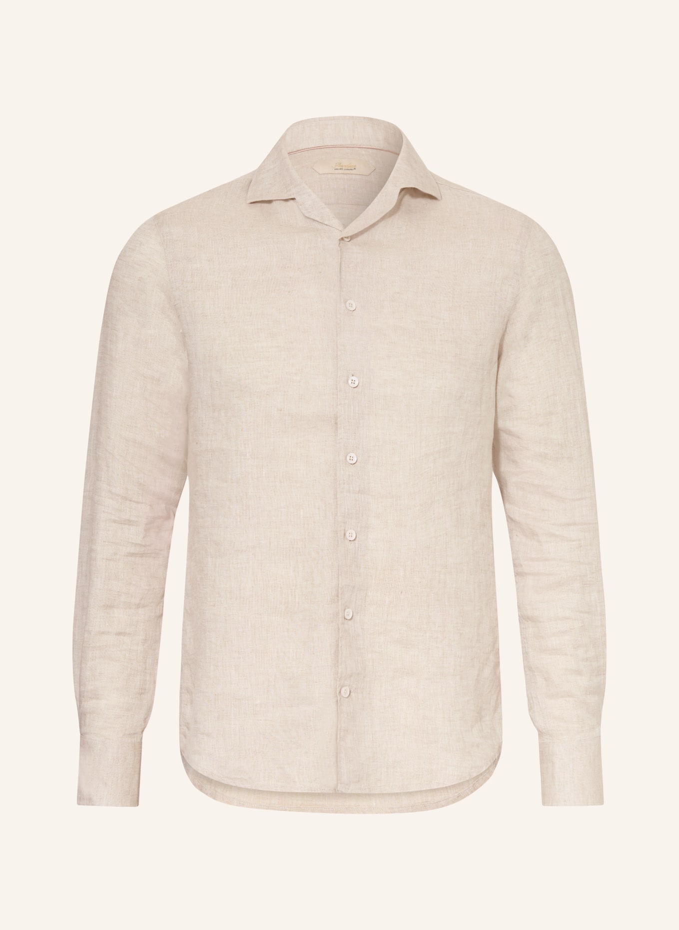 Aurélien Leinenhemd Slim Fit: BEIGE