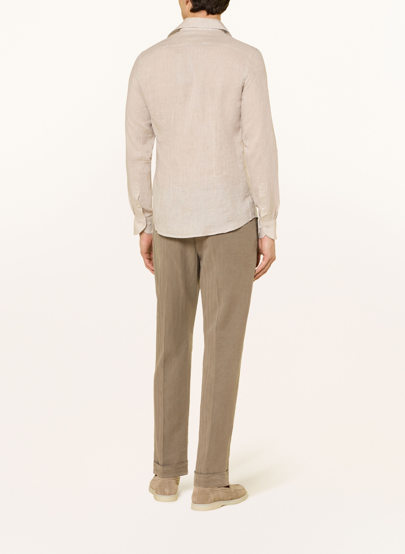 Aurélien Leinenhemd Slim Fit: BEIGE