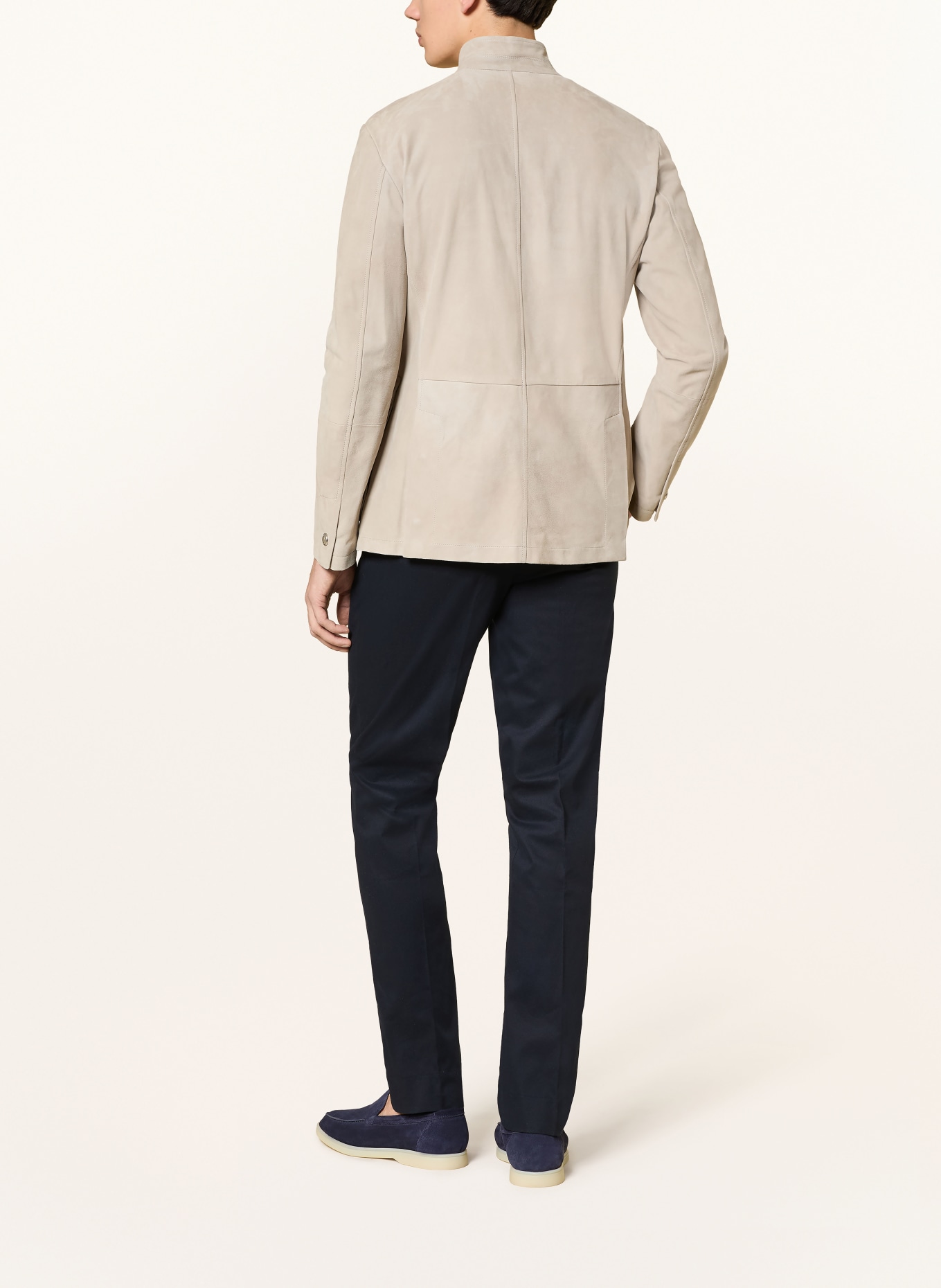 Aurélien Extra Slim Fit Chino Pants: DARK BLUE