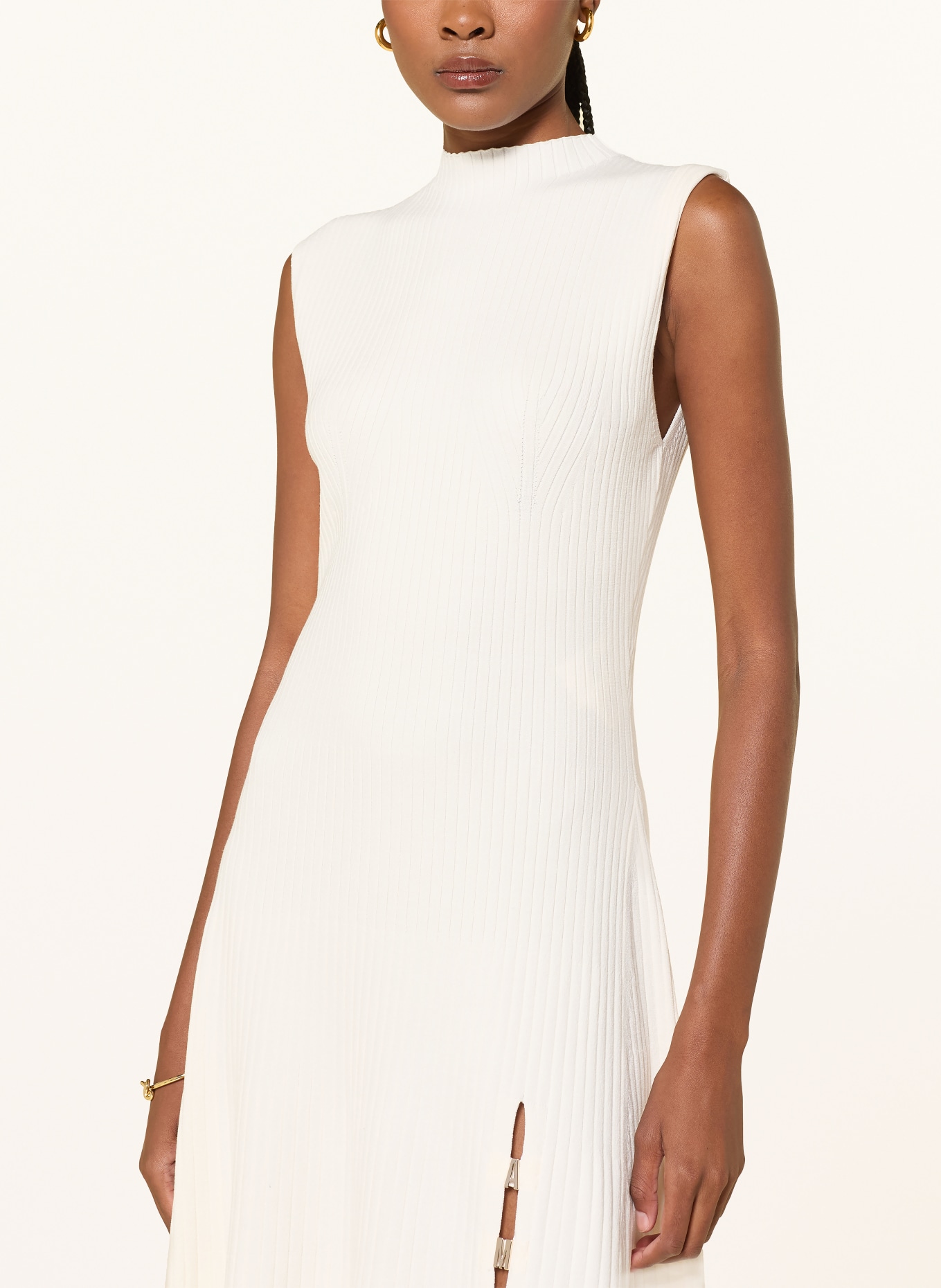 maje Strickkleid: ECRU