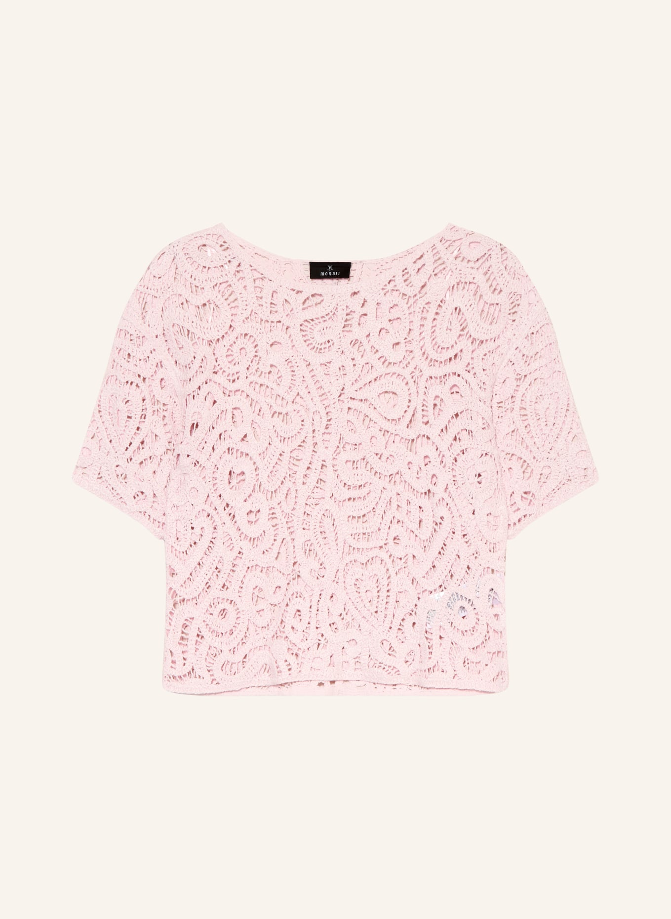 monari Crochet shirt: PINK