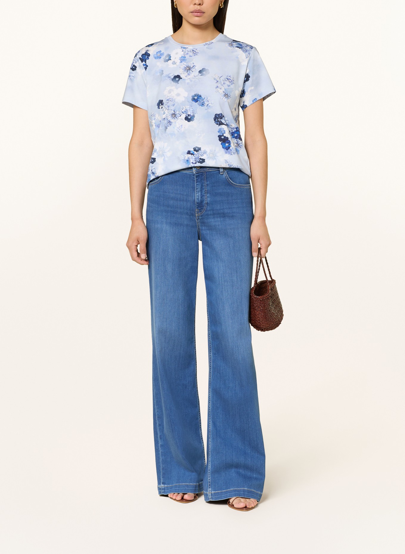 monari T-Shirt: BLAUGRAU / DUNKELBLAU