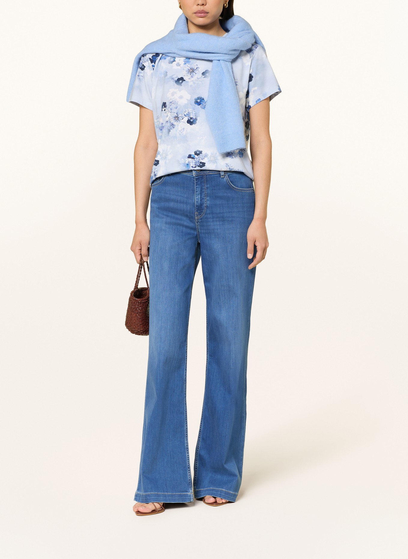 monari T-Shirt: BLAUGRAU / DUNKELBLAU