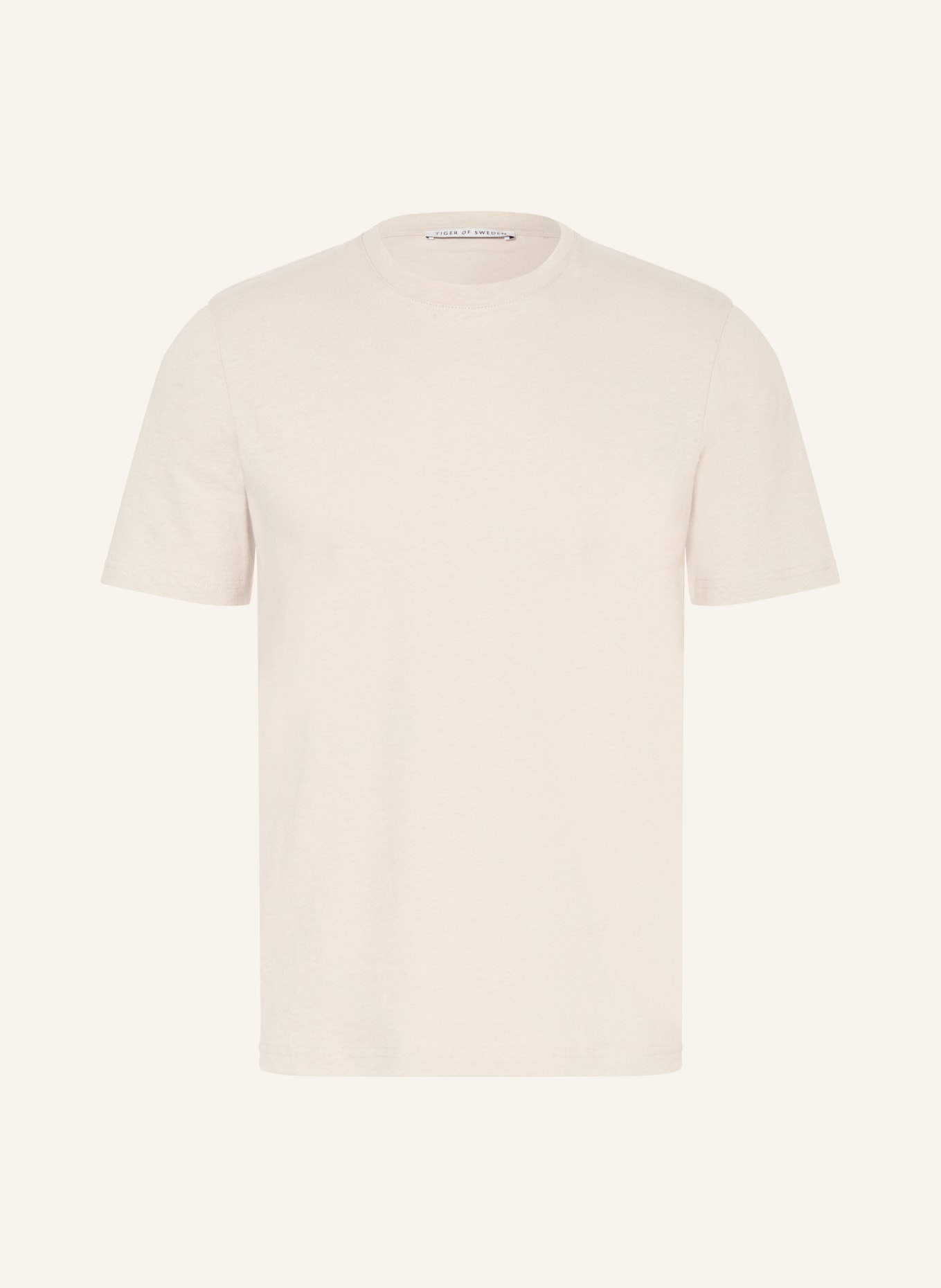 TIGER OF SWEDEN T-shirt OLAF: LICHTGRIJS