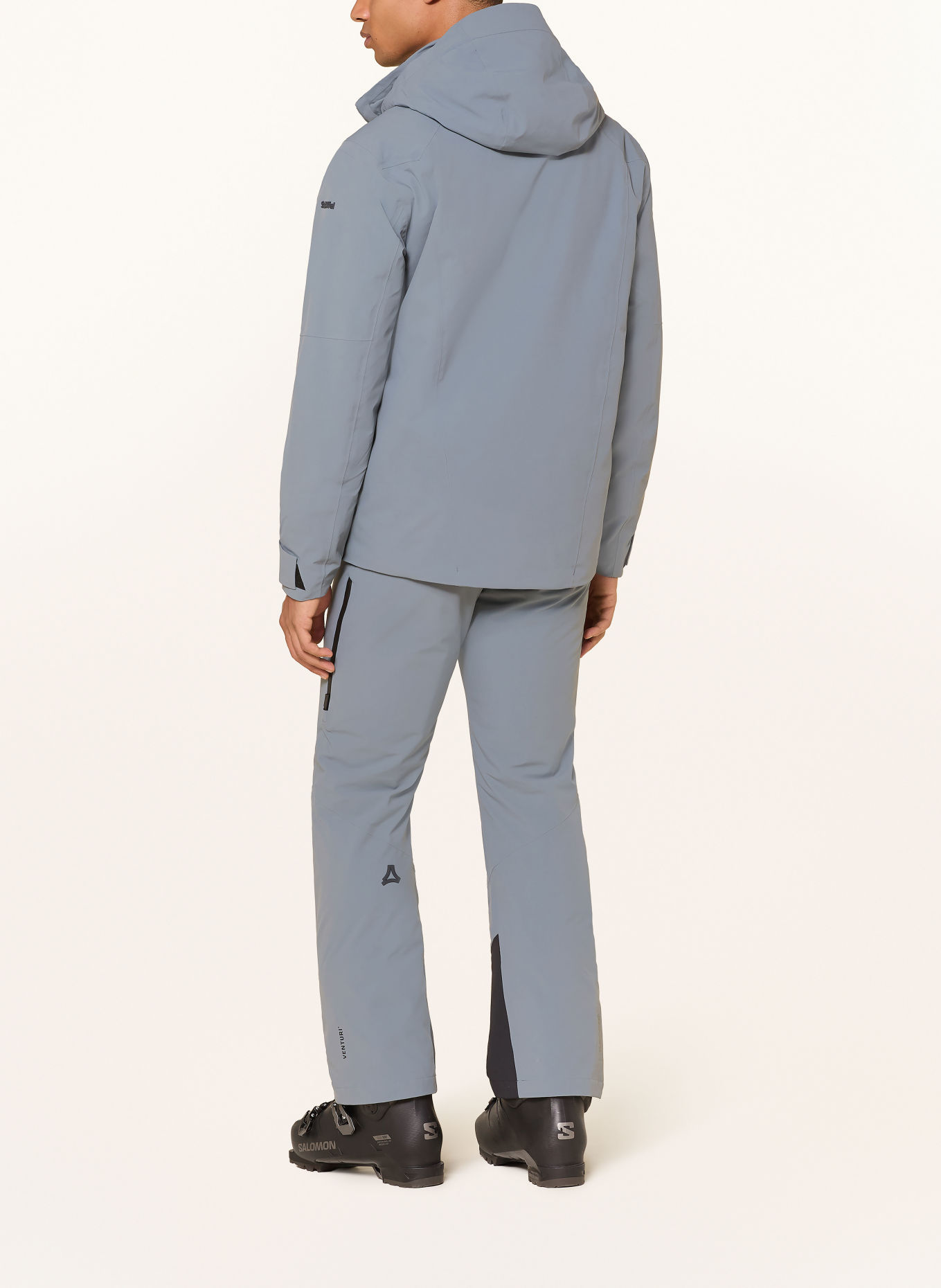Schöffel SAFUNA Ski Jacket: BLUE GRAY / BLACK
