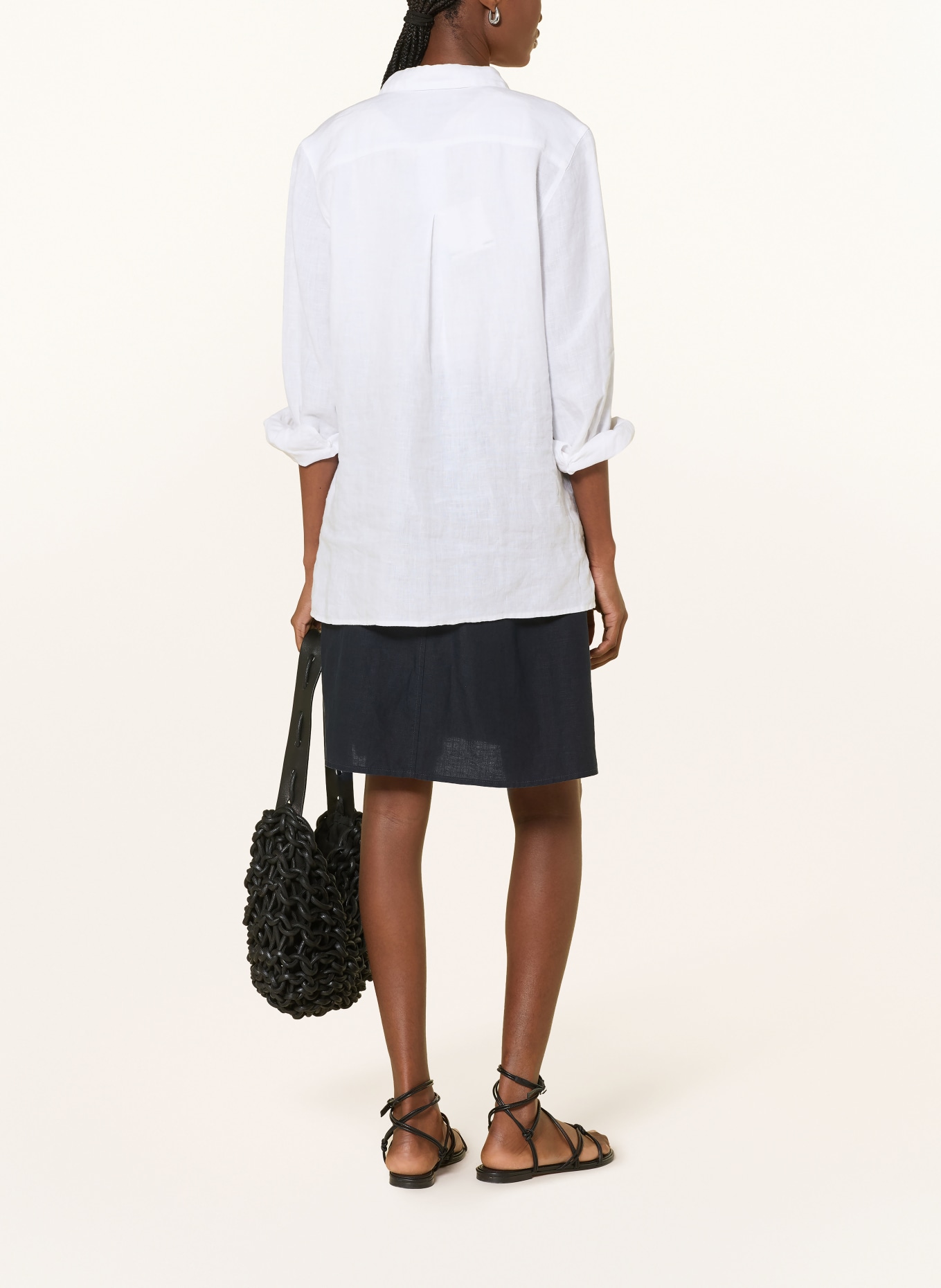 Marc O'Polo Linen skirt: DARK BLUE