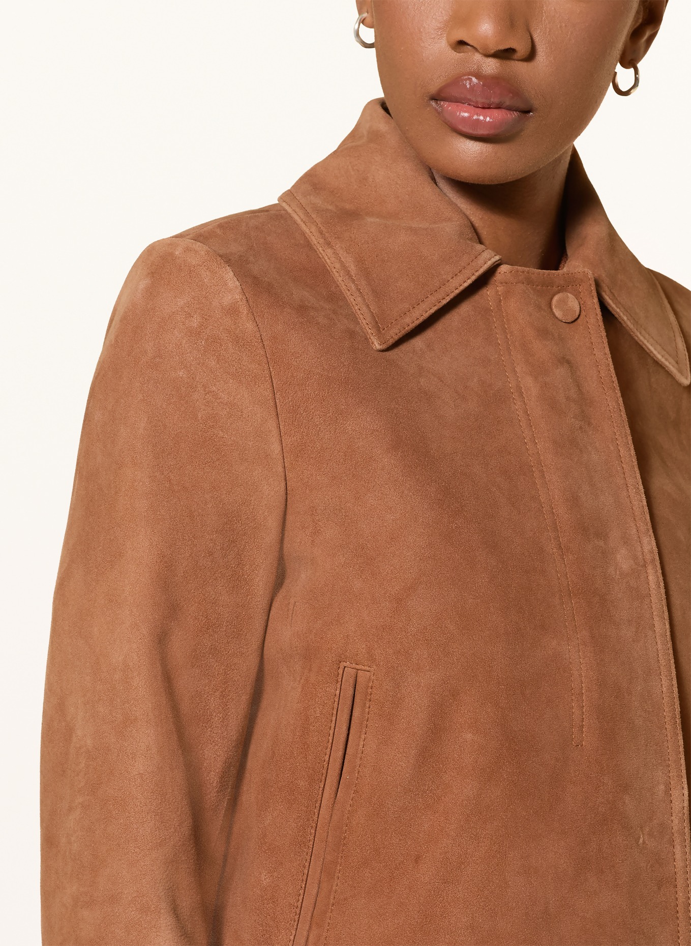 BOSS Lederjacke SAMARO: BRAUN