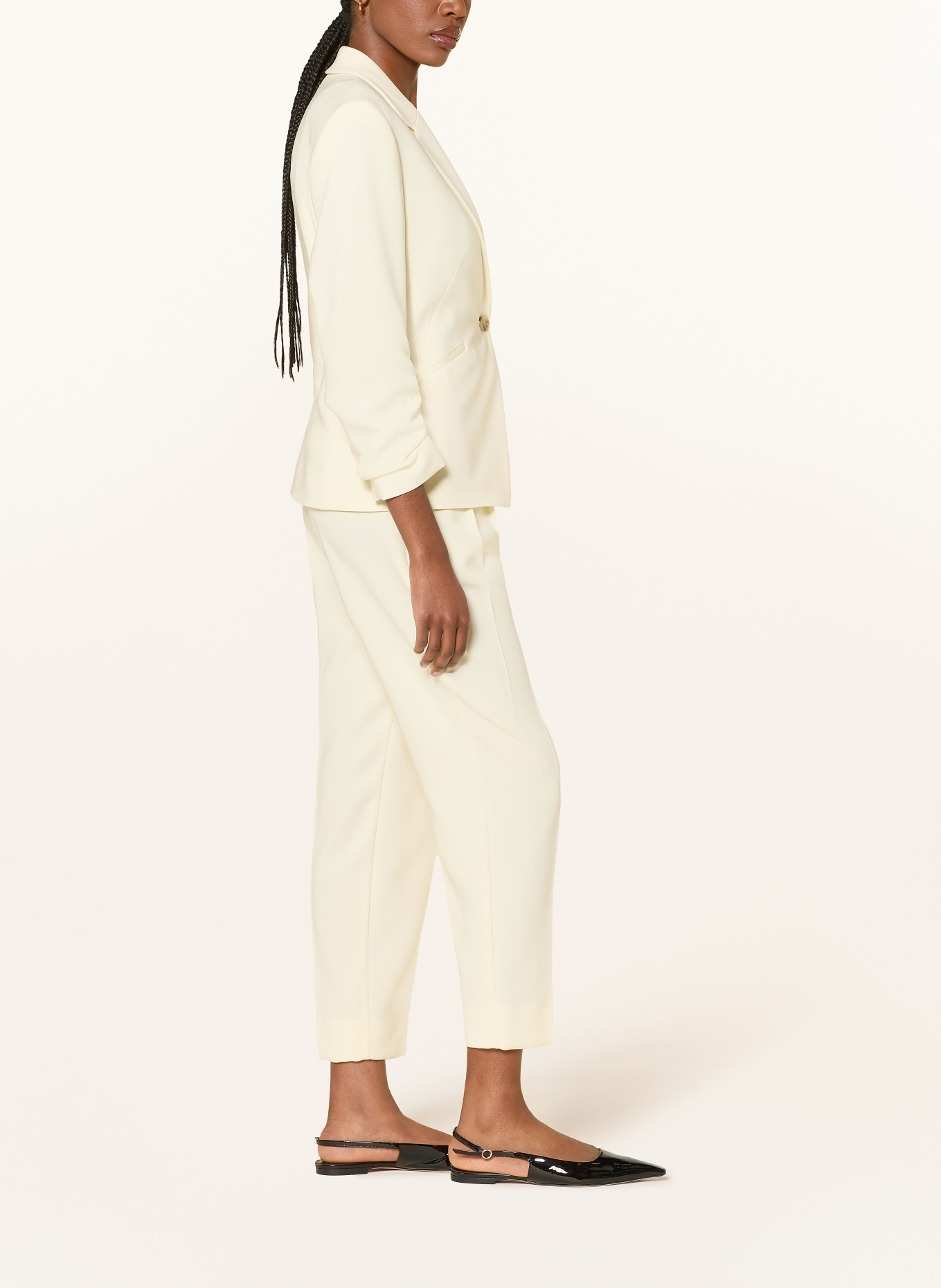 BOSS Marlenehose TECARINAH: ECRU