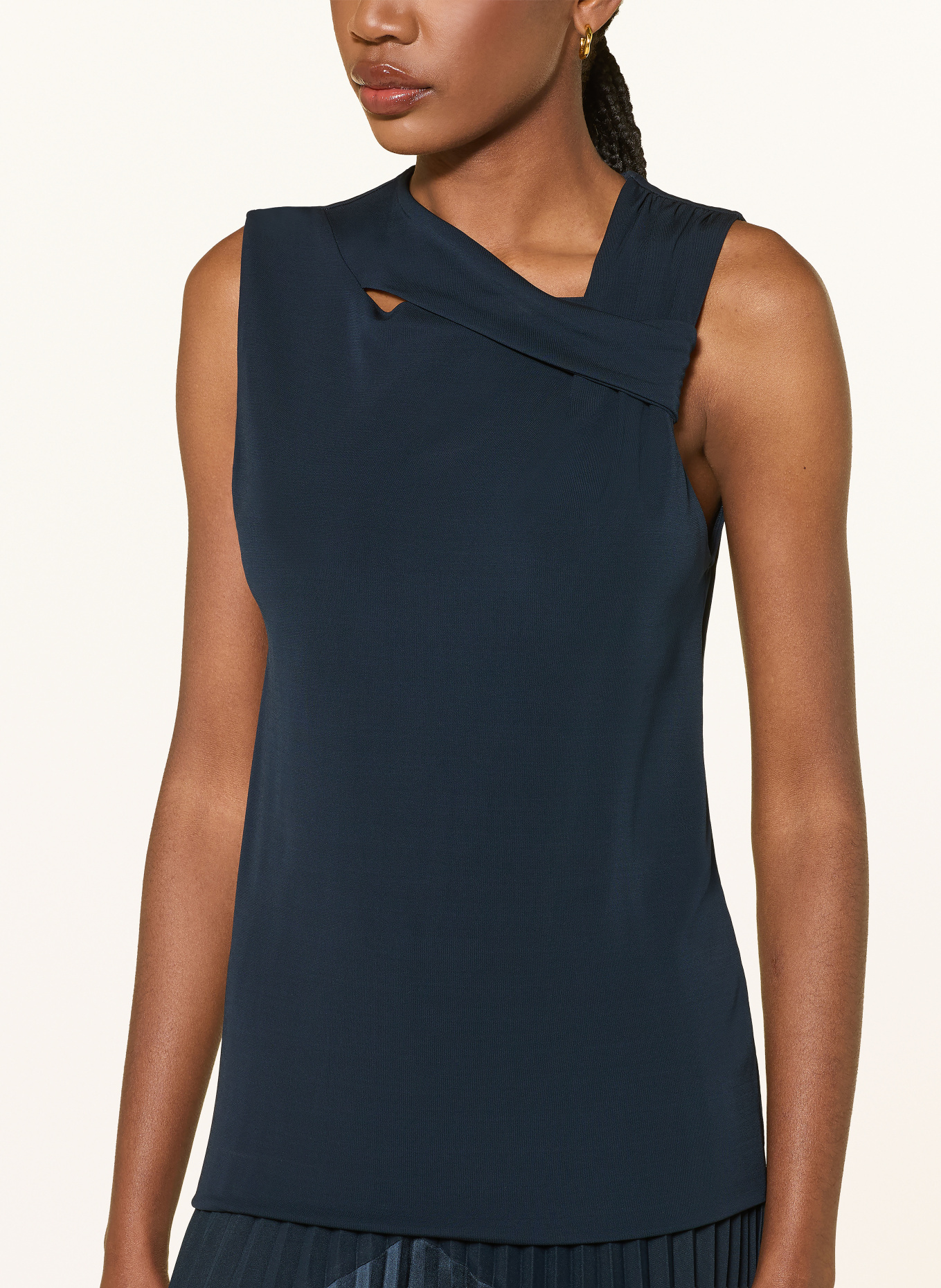 BOSS Top EPUETE: DUNKELBLAU