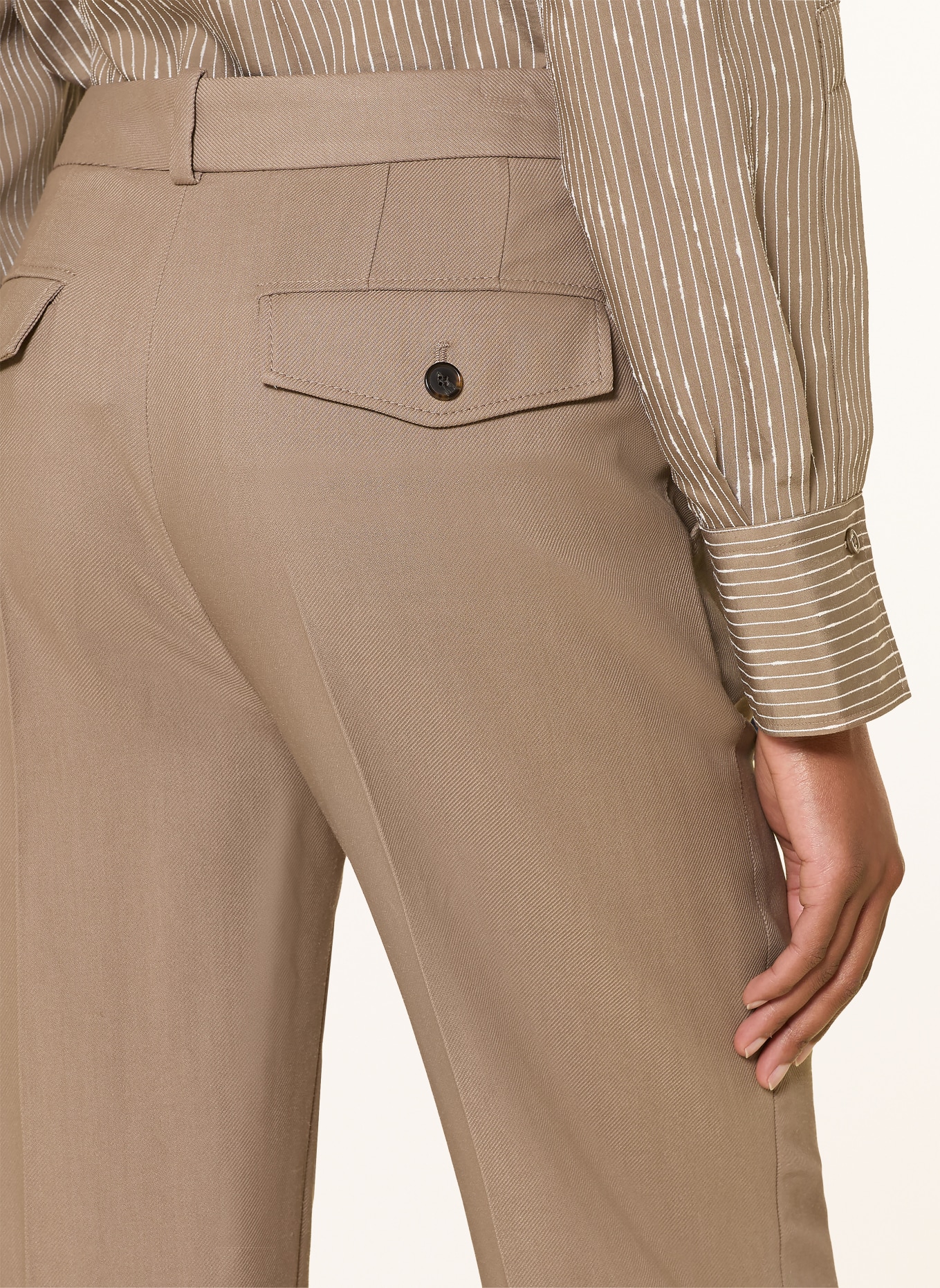 BOSS Pantalon Marlene TALIA: MARRON CLAIR