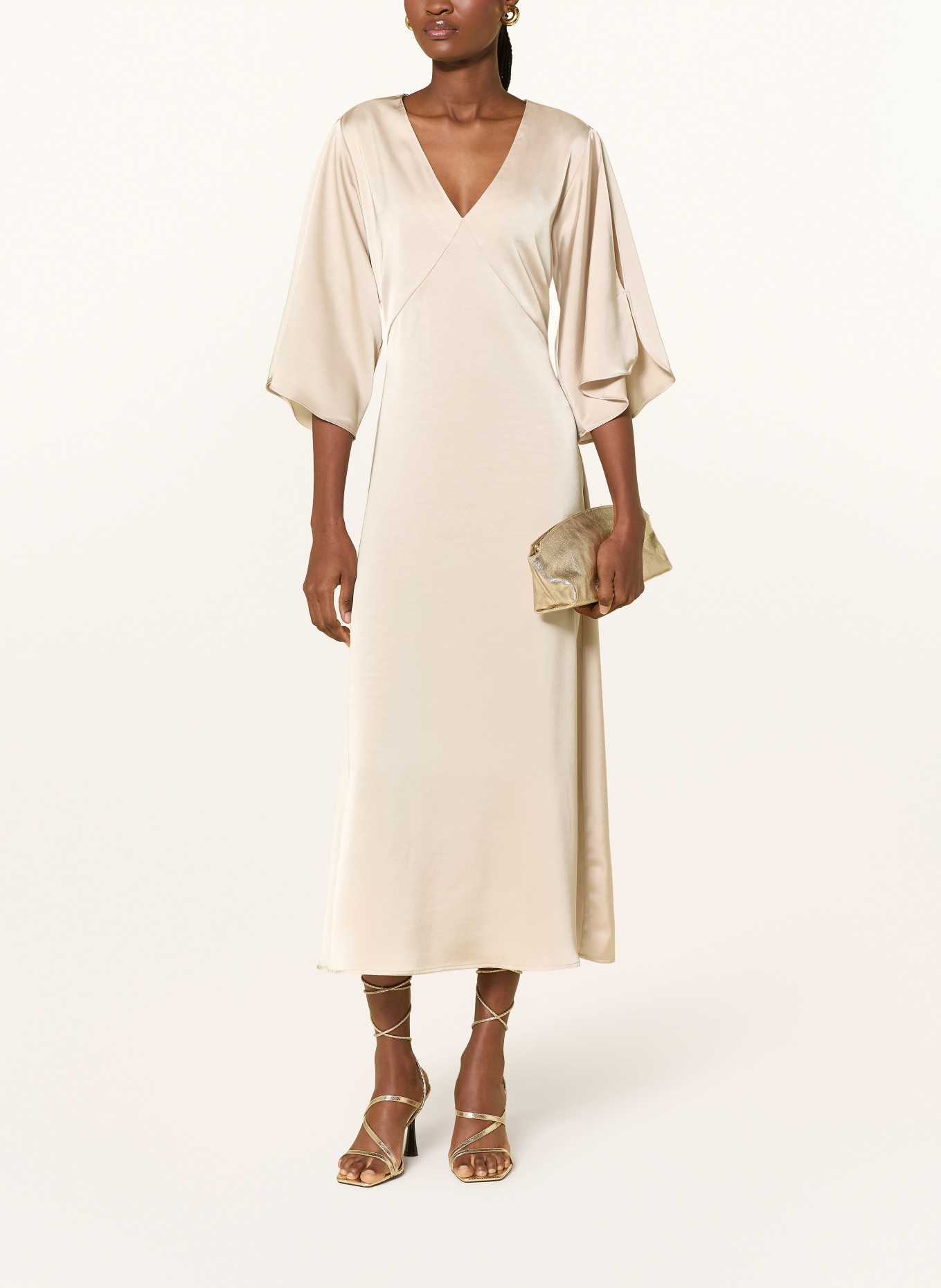 NEO NOIR Satinkleid REMARA: ROSÉ