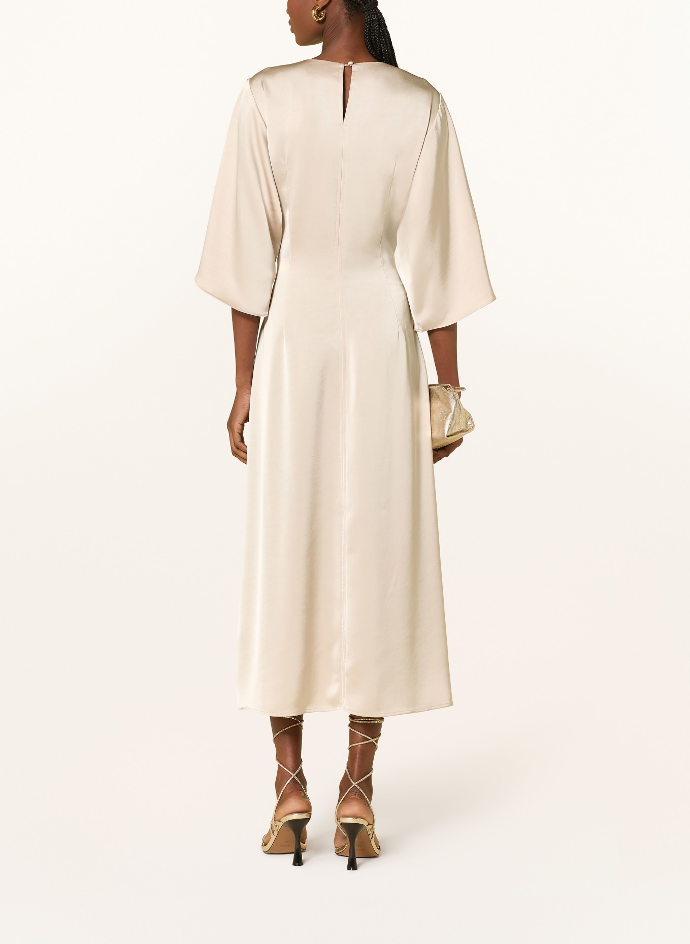 NEO NOIR Satinkleid REMARA: ROSÉ