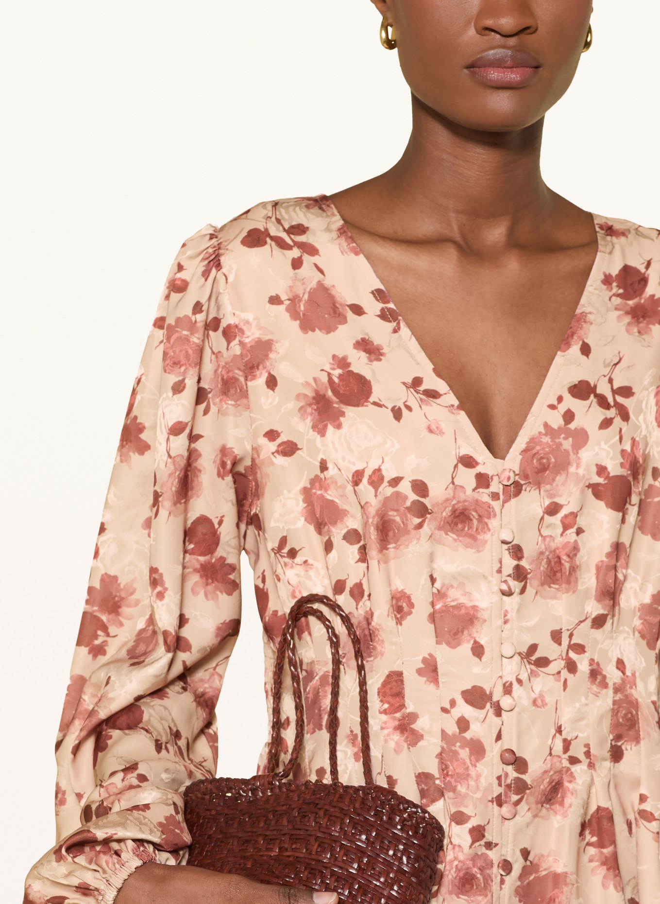 NEO NOIR Satinkleid JELLIE: ROSÉ / ALTROSA / ROSA