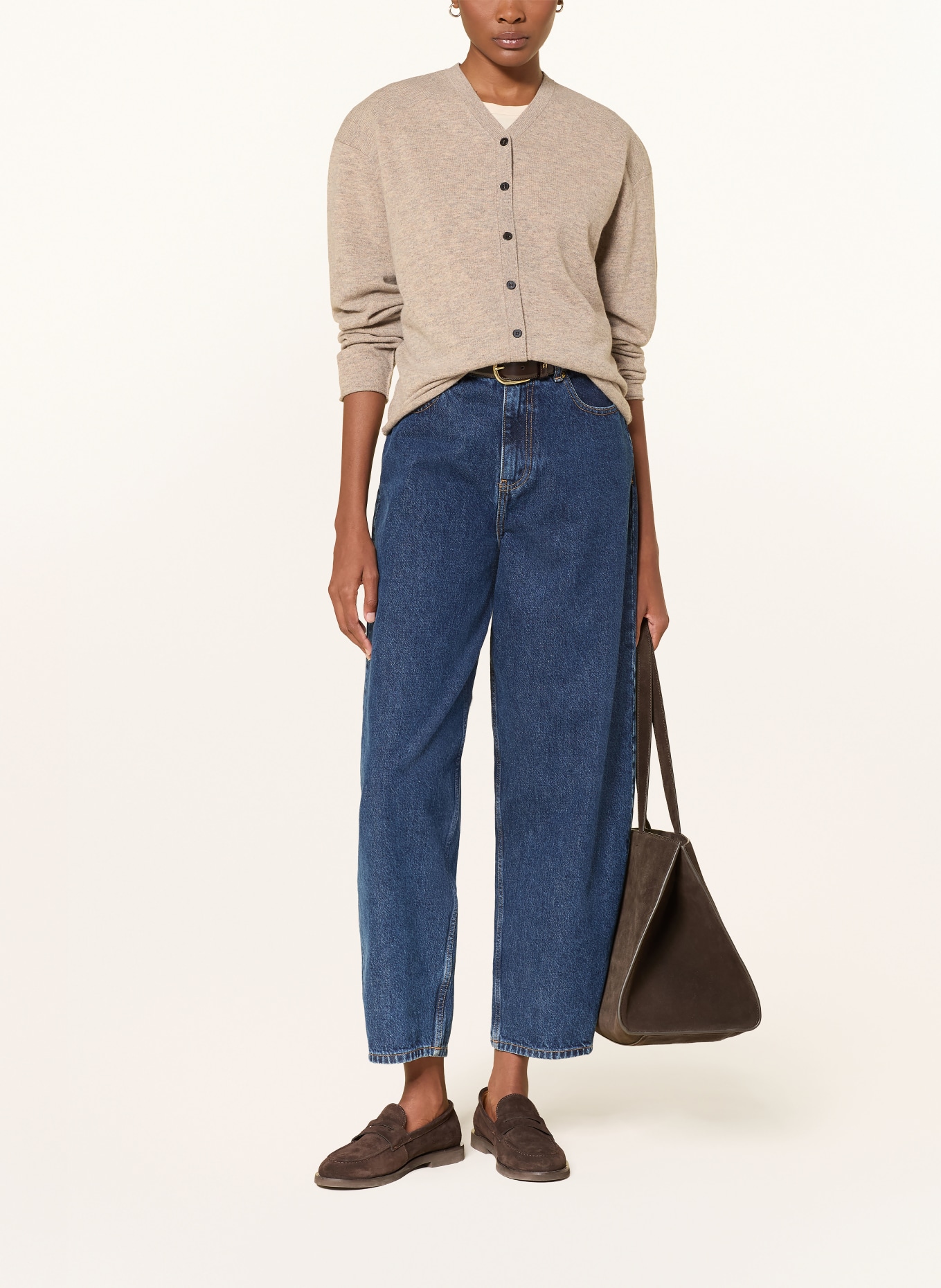 COS Strickjacke: HELLBRAUN