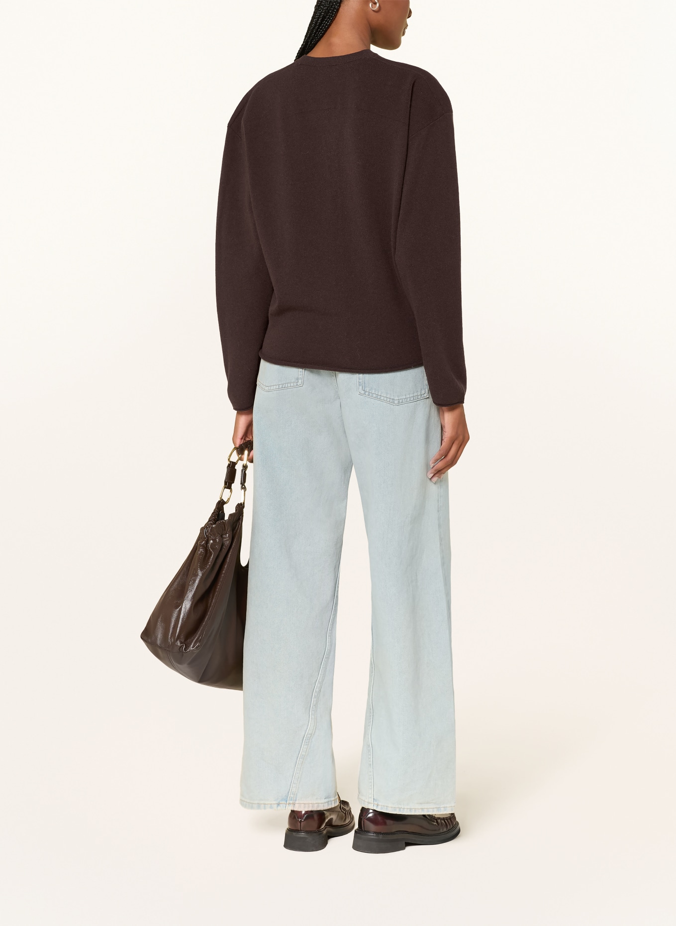 COS Strickjacke: DUNKELBRAUN