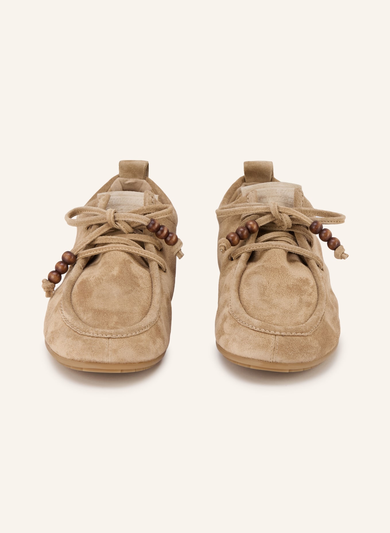 KENNEL & SCHMENGER Schnürer DROP mit Schmuckperlen: BEIGE