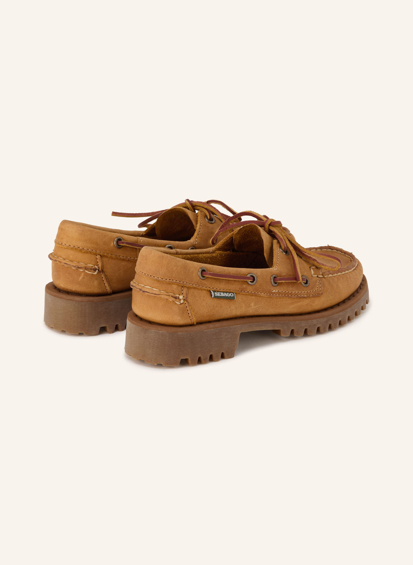 SEBAGO Chaussures bateau RANGER MUDDY: CHAMEAU