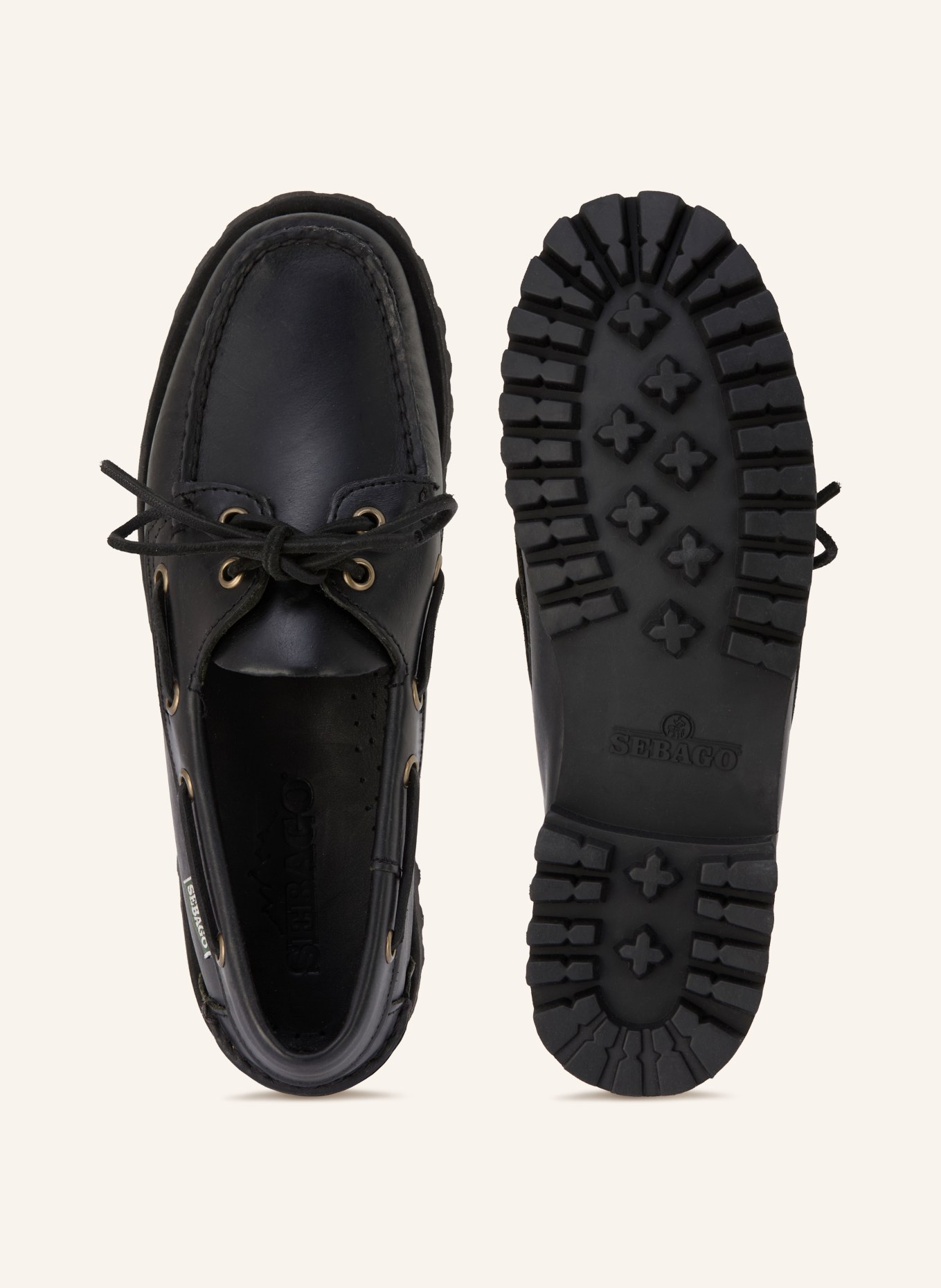 SEBAGO Lodní boty RANGER: ČERNÁ
