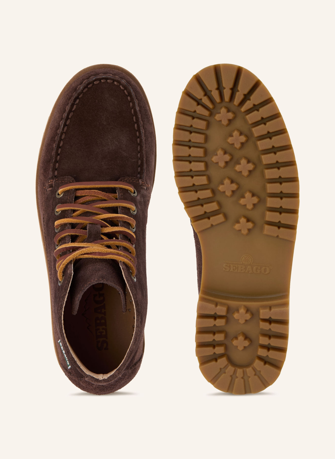 SEBAGO Schnürboots PARKER: DUNKELBRAUN