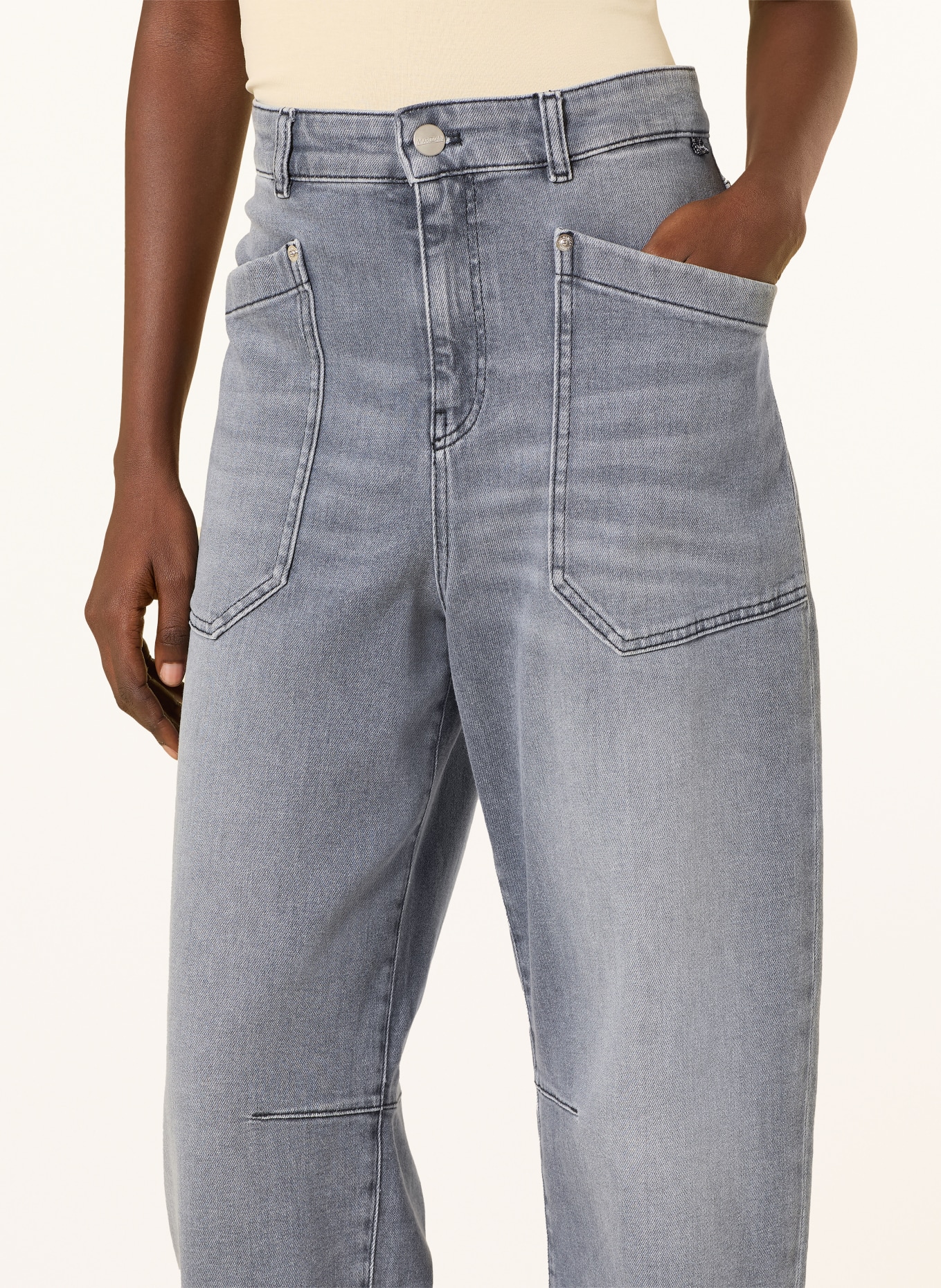 MARC CAIN Barrel Jeans RUMA: 883 grey
