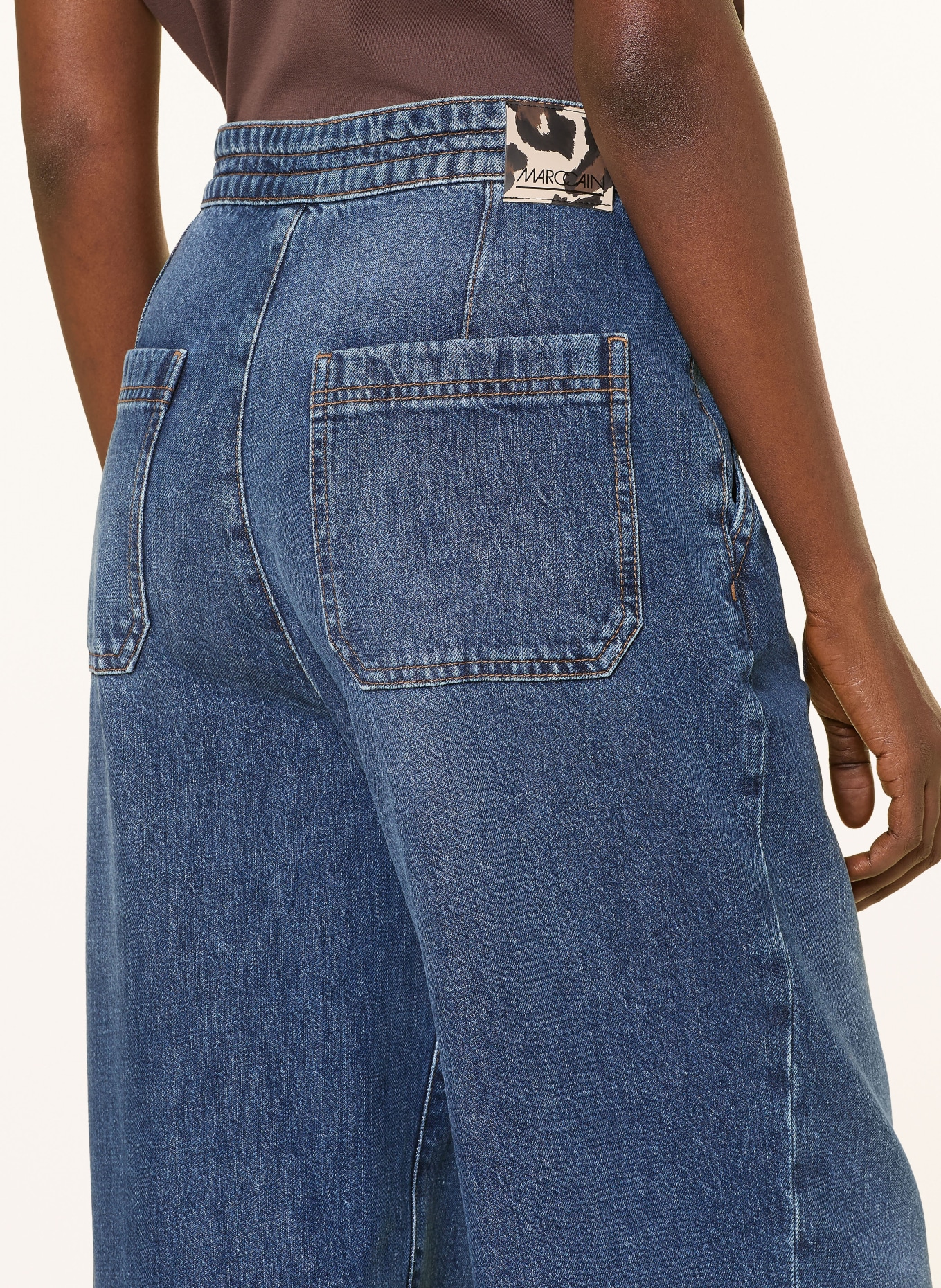 MARC CAIN Wide Leg Jeans WARRI: 357 vintage indigo