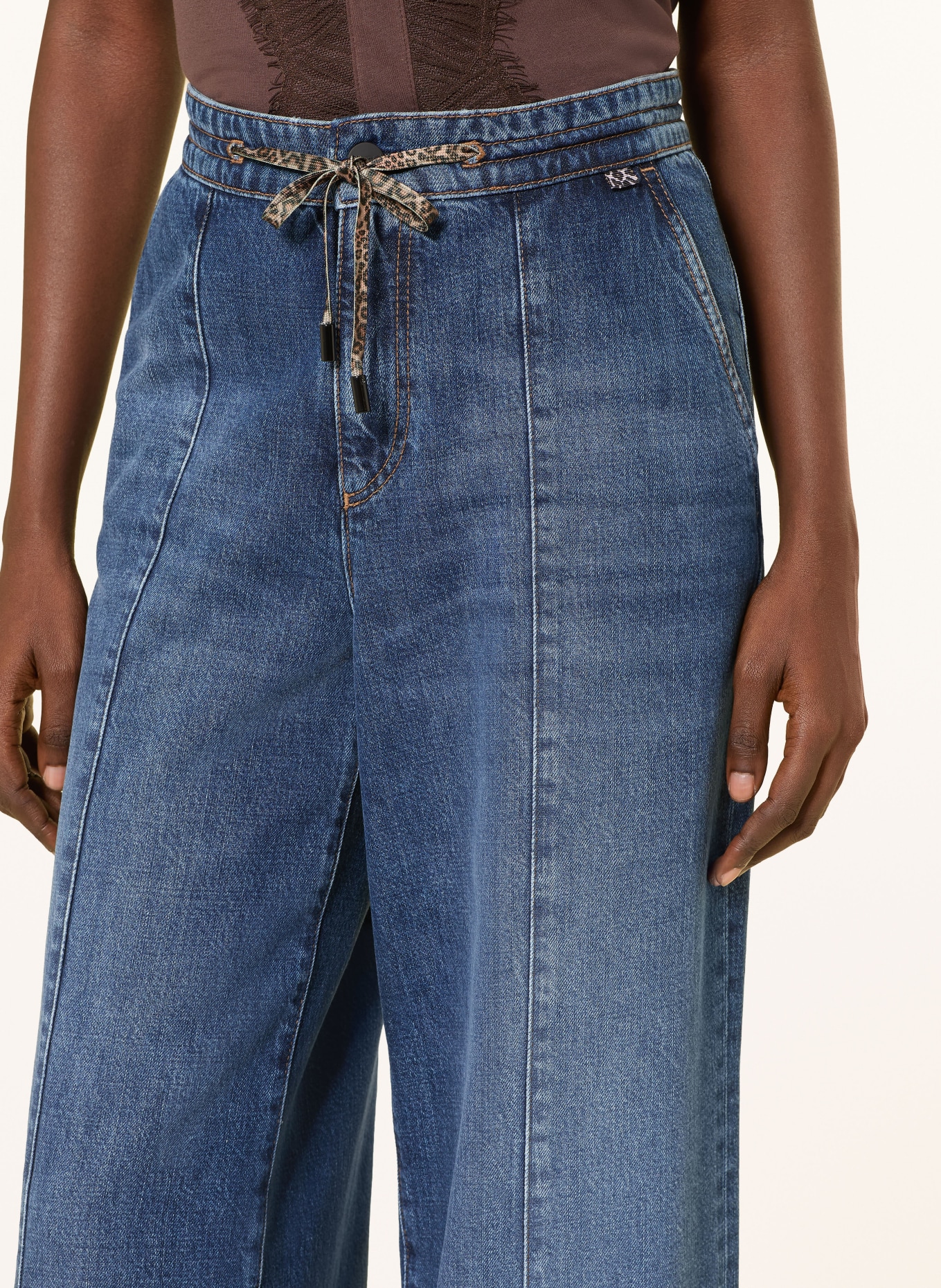 MARC CAIN Wide Leg Jeans WARRI: 357 vintage indigo