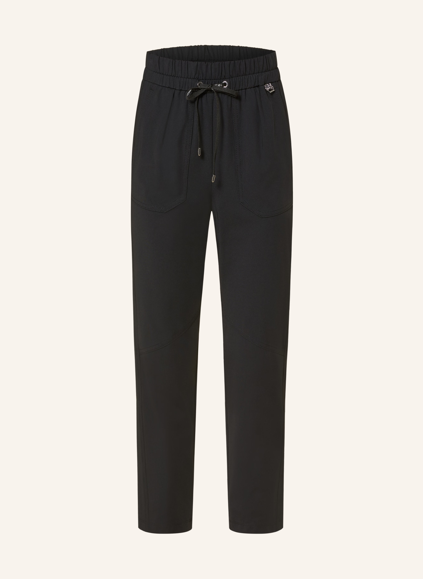 MARC CAIN 7/8 kalhoty v joggingovém stylu: 900 black new