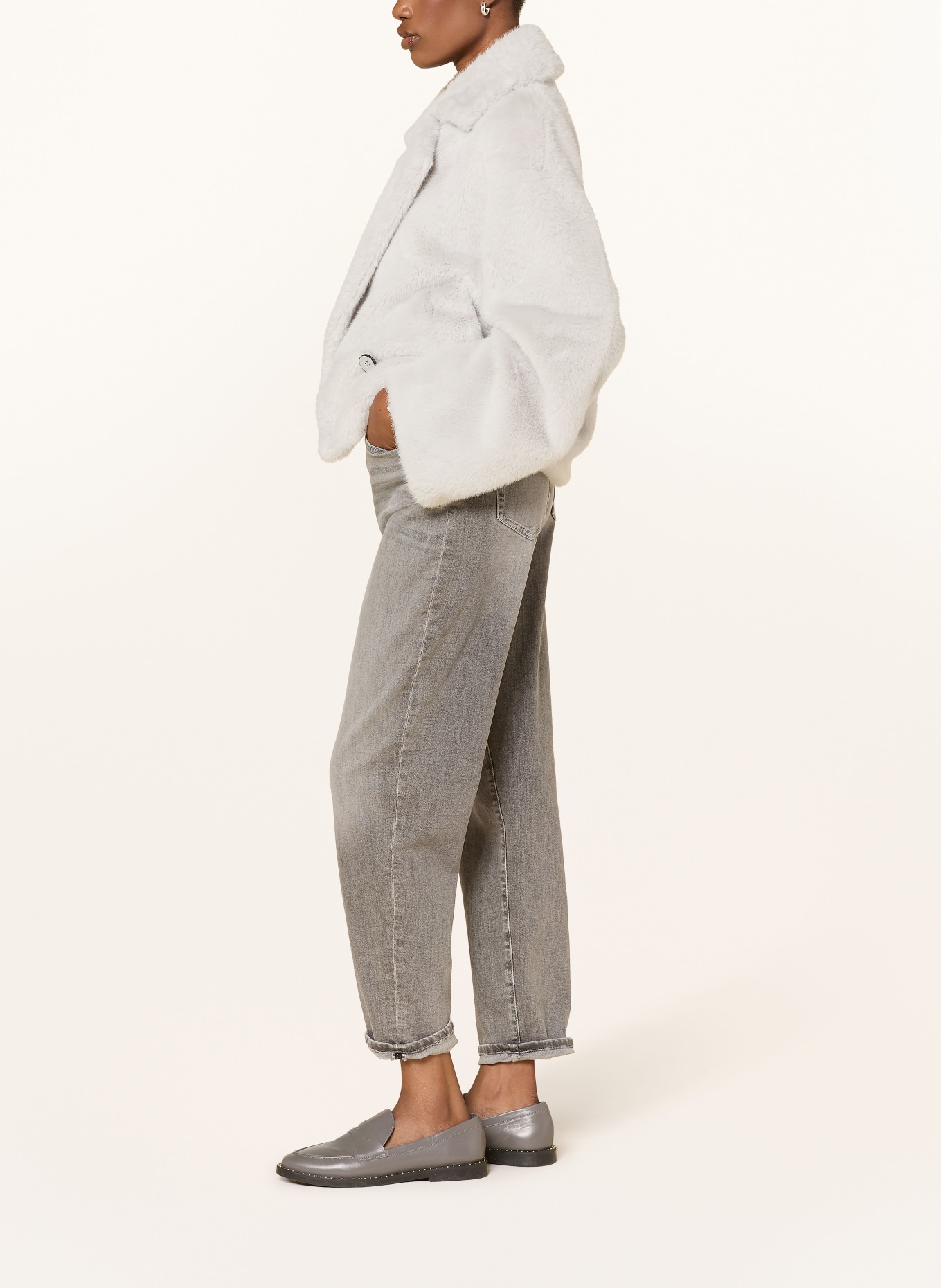 MARC CAIN Mom Jeans FEURA: 820 GREY