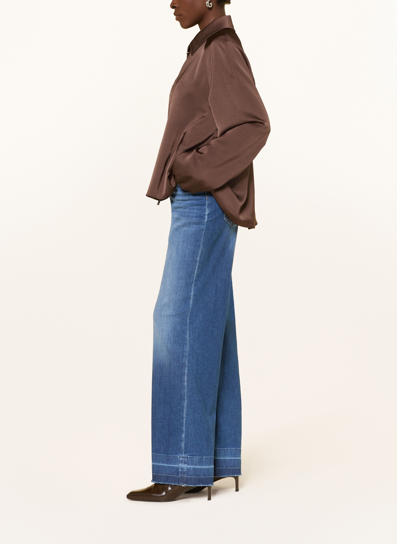 MARC CAIN Wide Leg Jeans WARRI: 357 vintage indigo