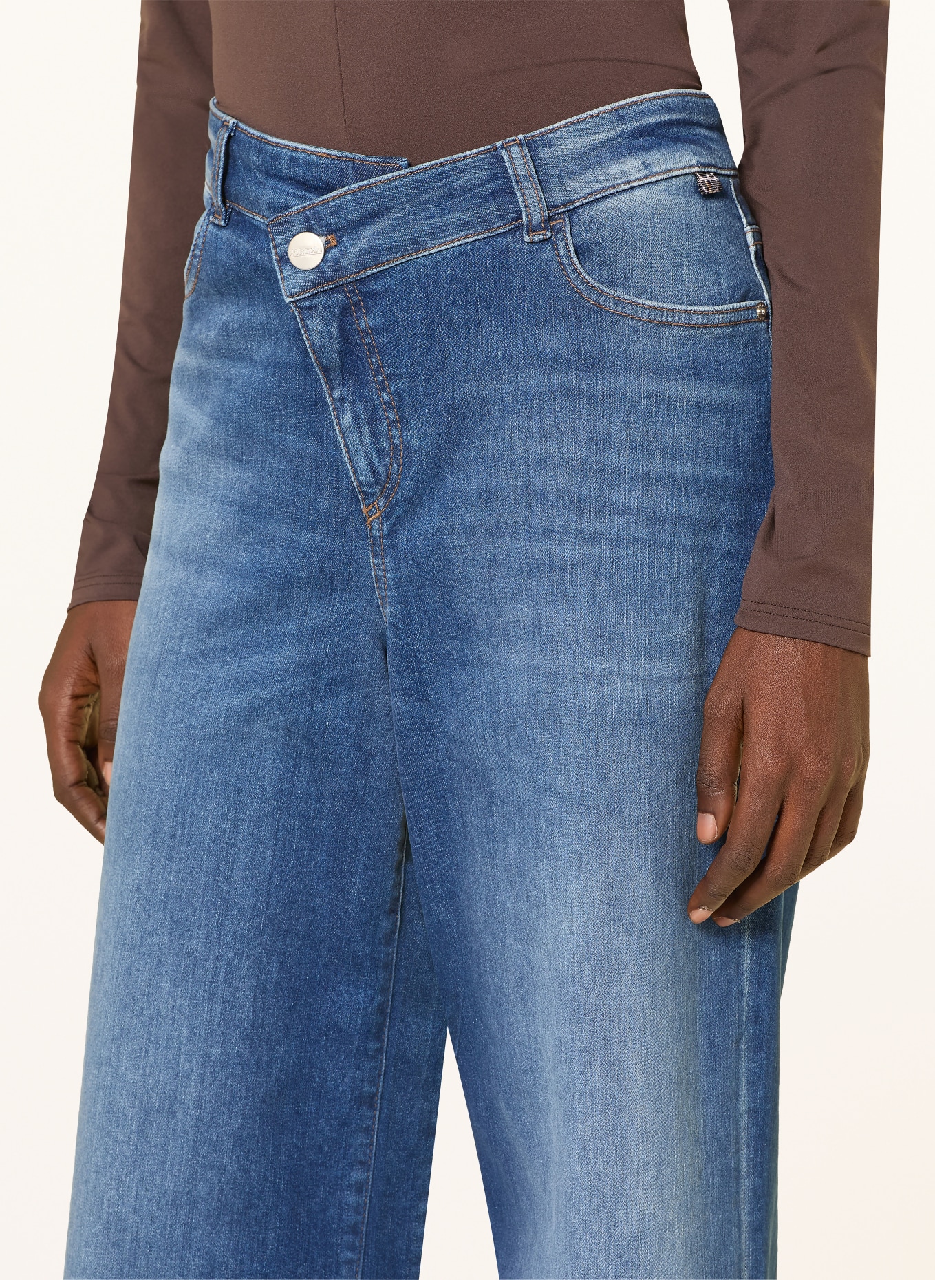 MARC CAIN Wide Leg Jeans WARRI: 357 vintage indigo
