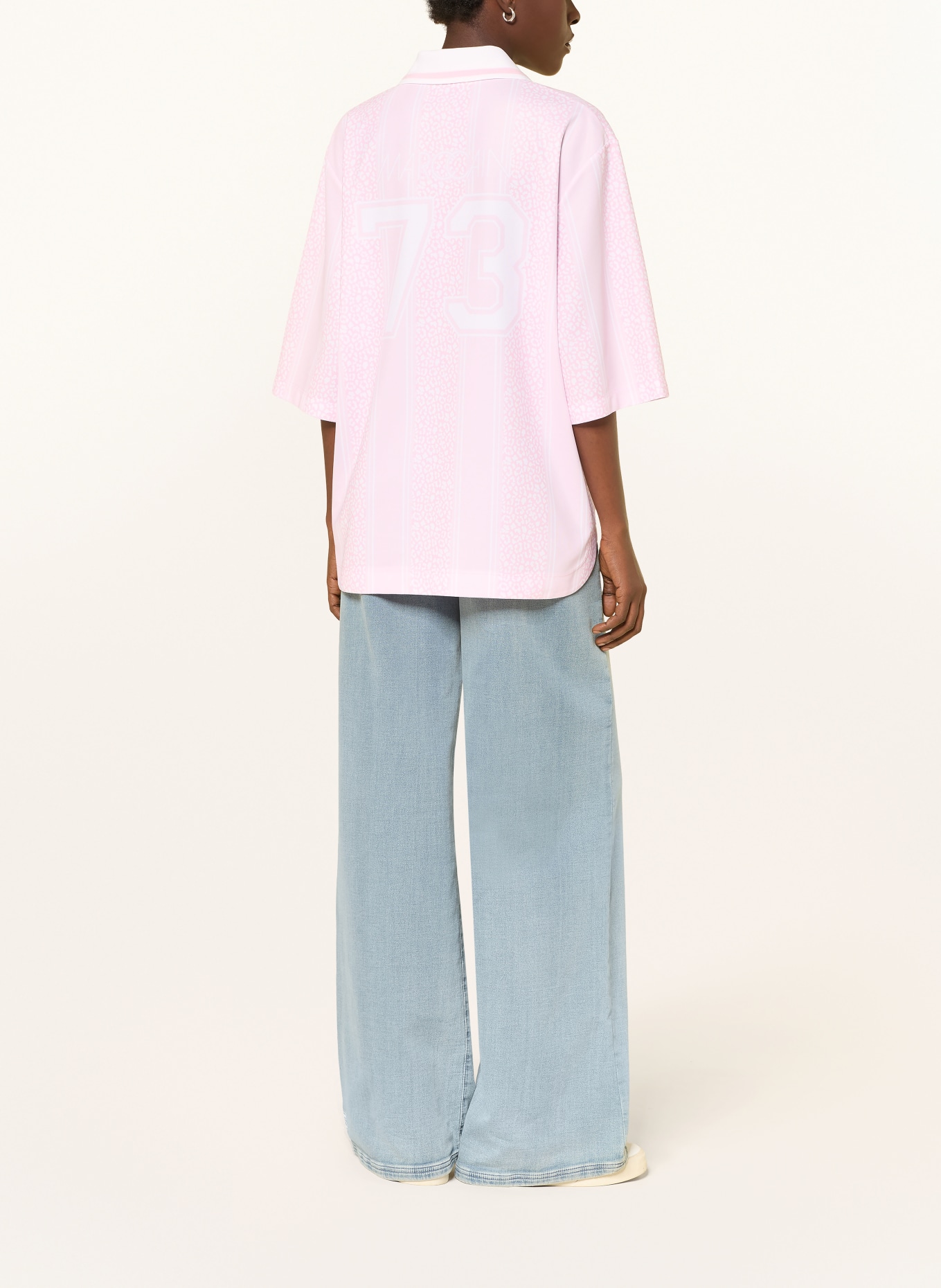 MARC CAIN Jersey-Poloshirt: 253 pink lady new