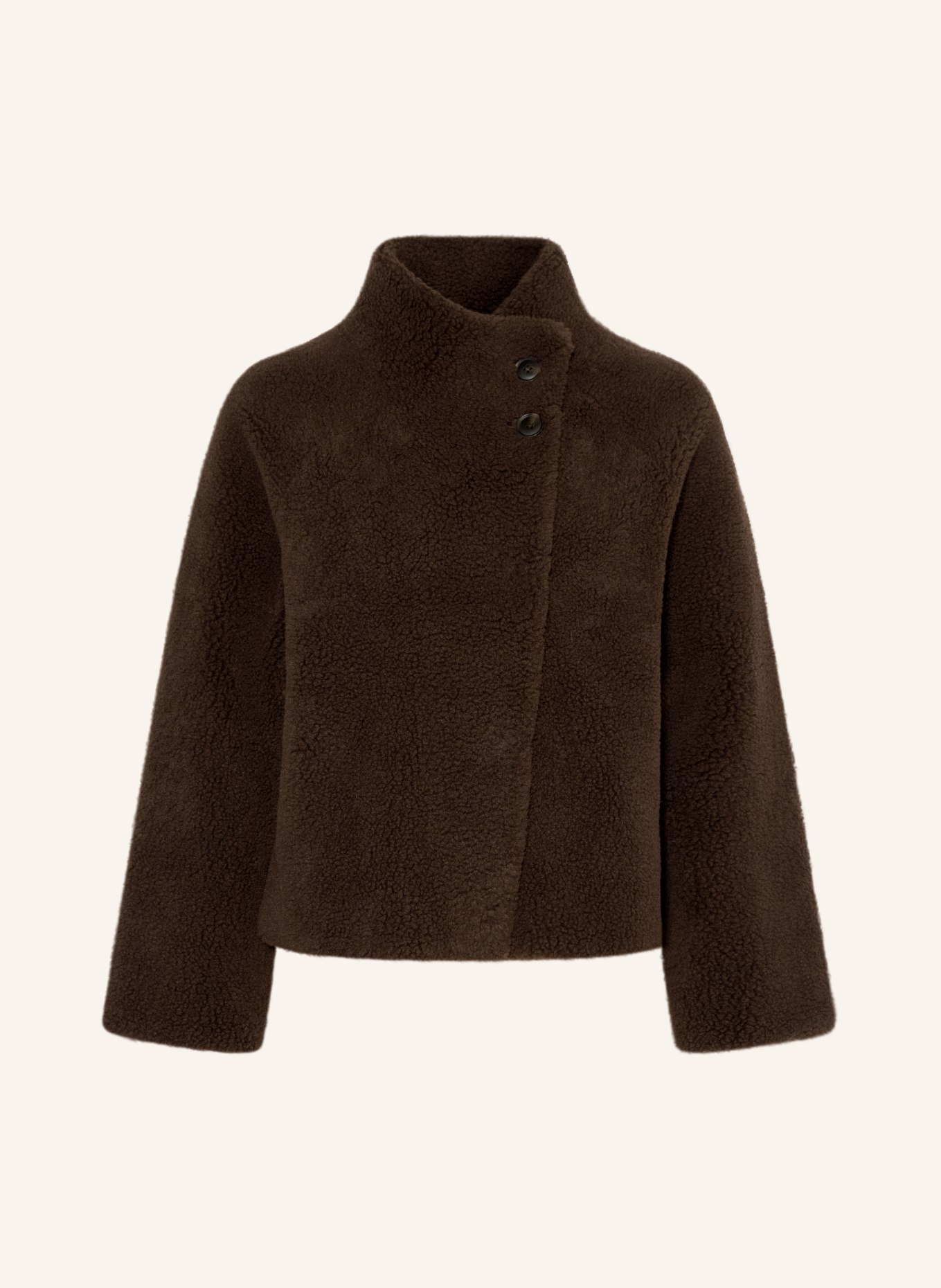 darling harbour Teddyfell-Jacke zum Wenden: dark chocolaate