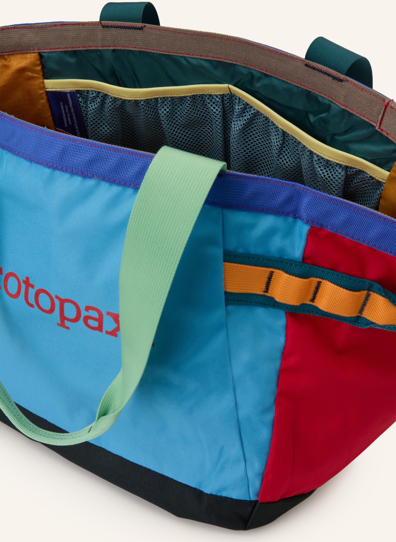 cotopaxi Torba ALLPA GEAR HAULER DEL DÍA: POMARAŃCZOWY / PETROL / NIEBIESKI