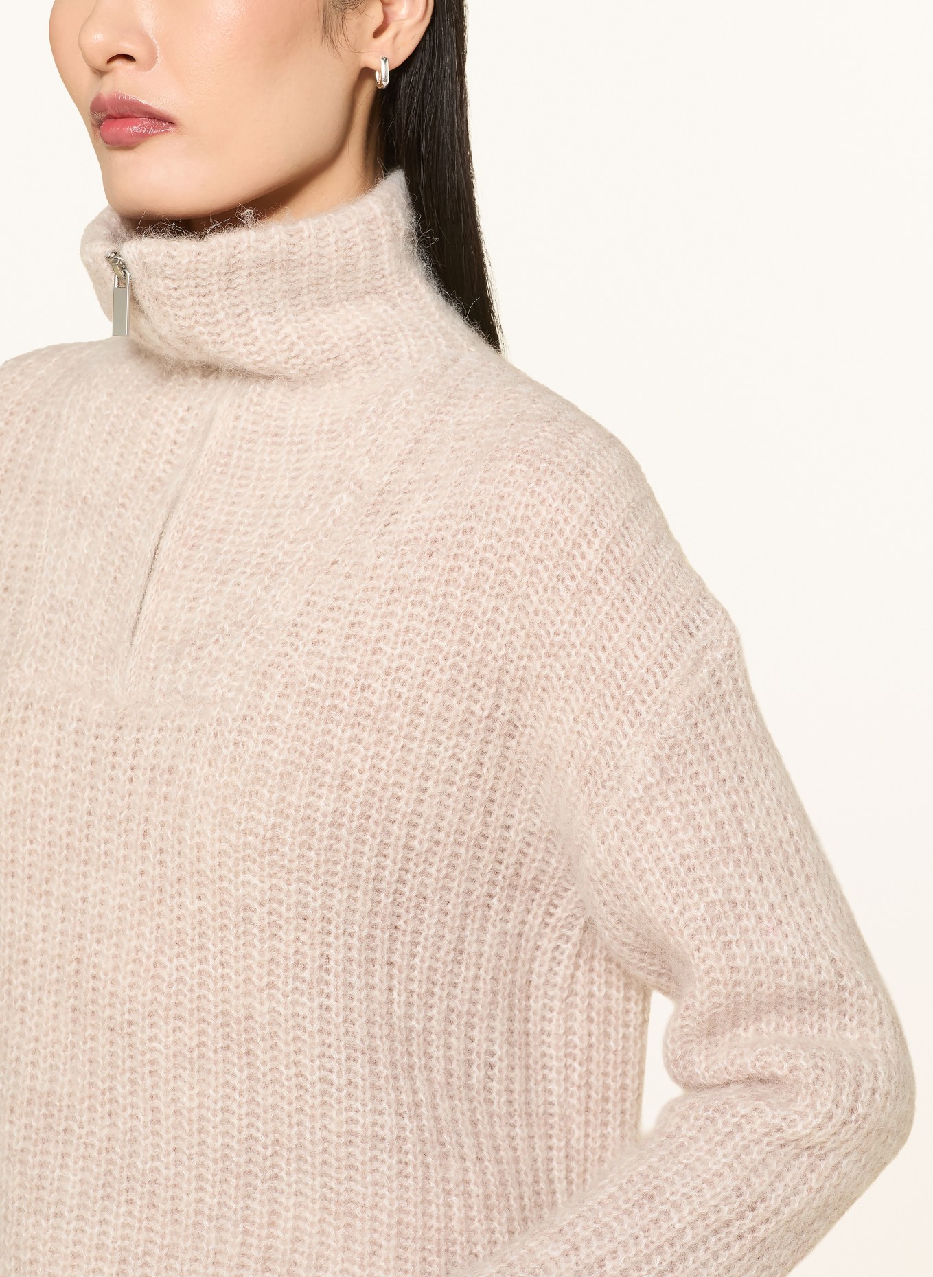 darling harbour Trui met alpaca: pebble melange