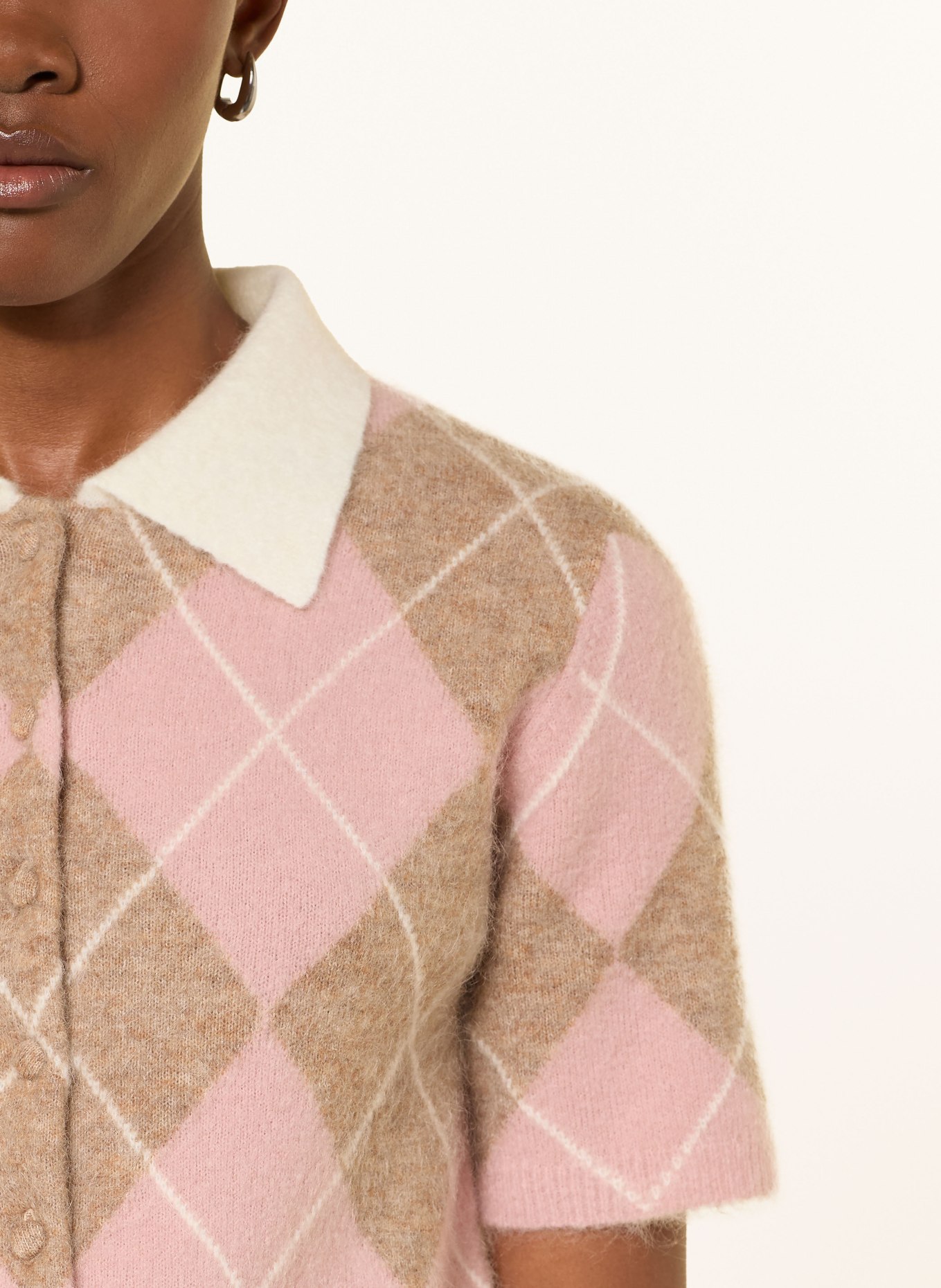 darling harbour Strickjacke mit Mohair: ROSE