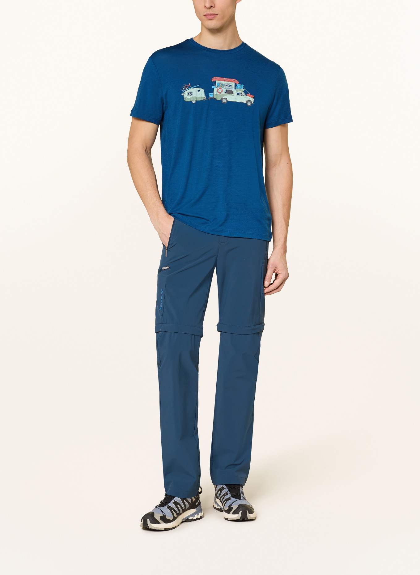 icebreaker T-Shirt MERINO 150 TECH LITE: BLAU