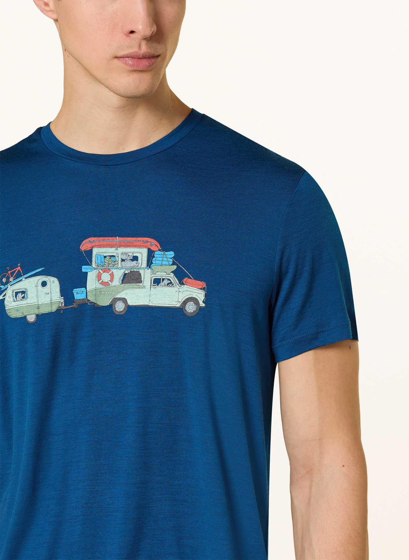 icebreaker T-Shirt MERINO 150 TECH LITE: BLAU