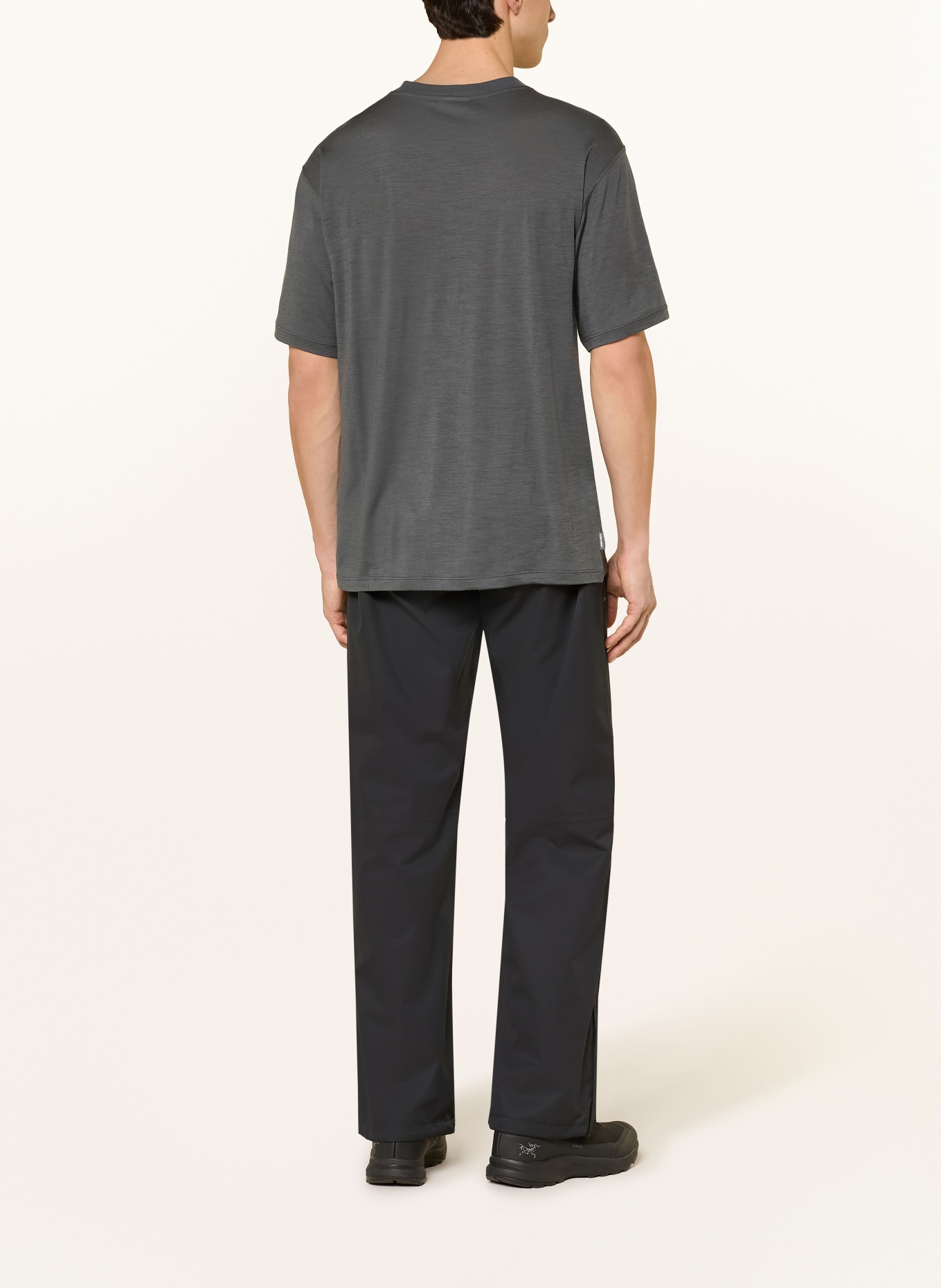 icebreaker Funktionsshirt 150 TECH LITE aus Merinowolle: DUNKELGRAU