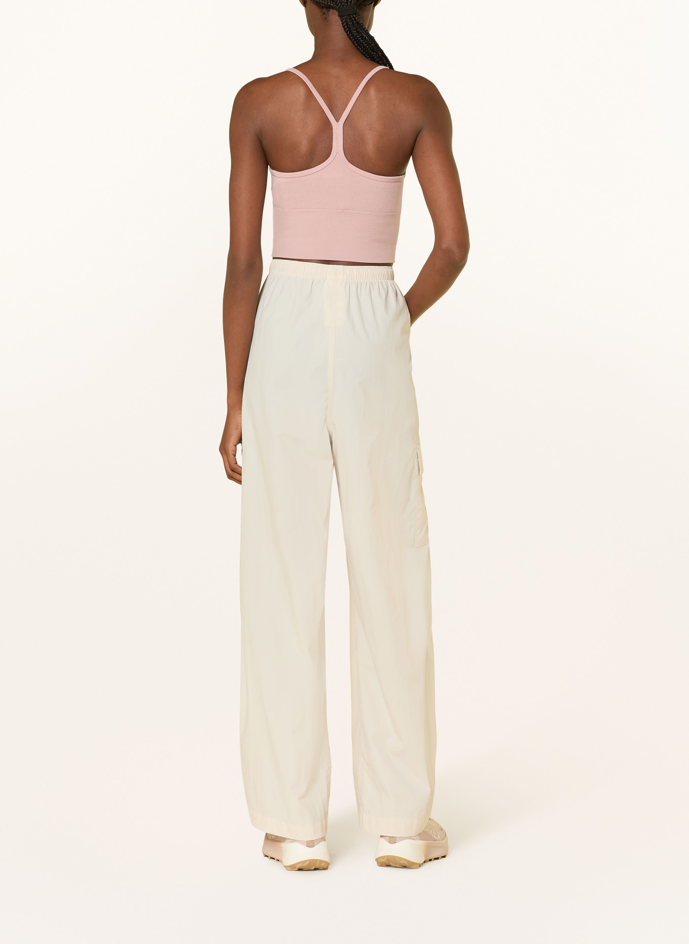 icebreaker Sportbeha 260 ZONEKNIT SEAMLESS met merinowol: VIEUX ROSE