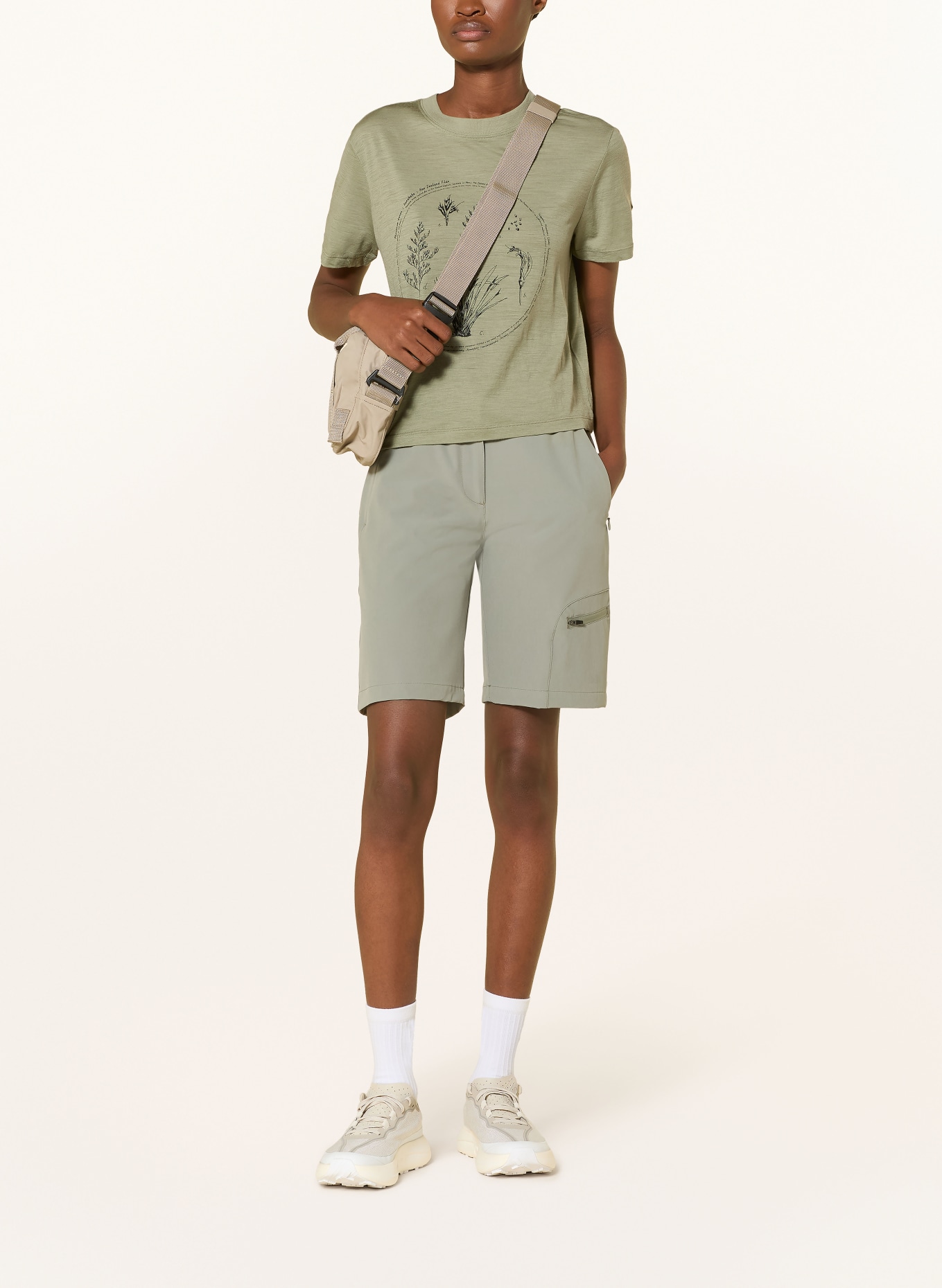 icebreaker Functioneel shirt 150 TECH LITE van merinowol: LICHTGROEN