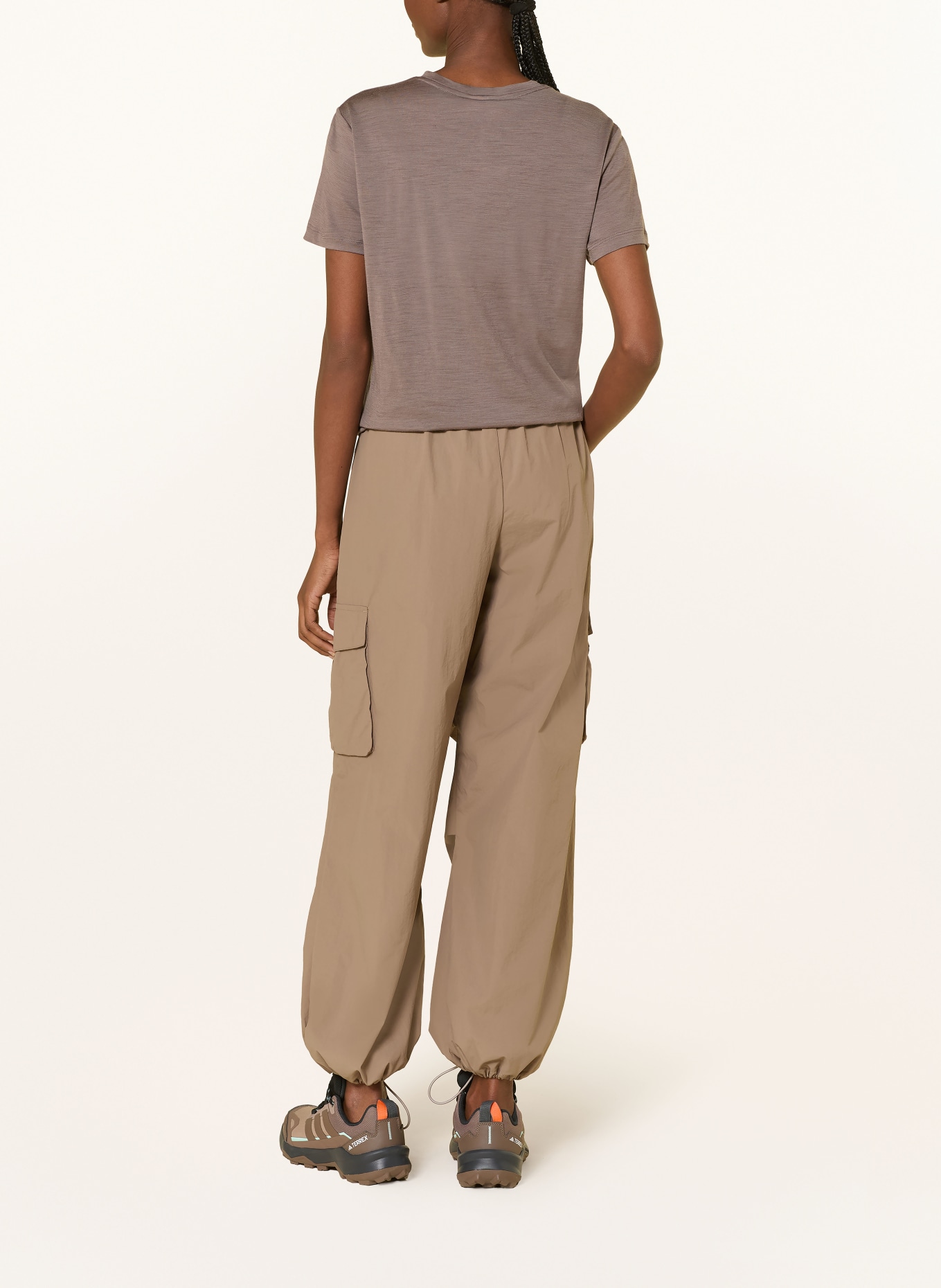 icebreaker MER 150 functional shirt made from merino wool: TAUPE