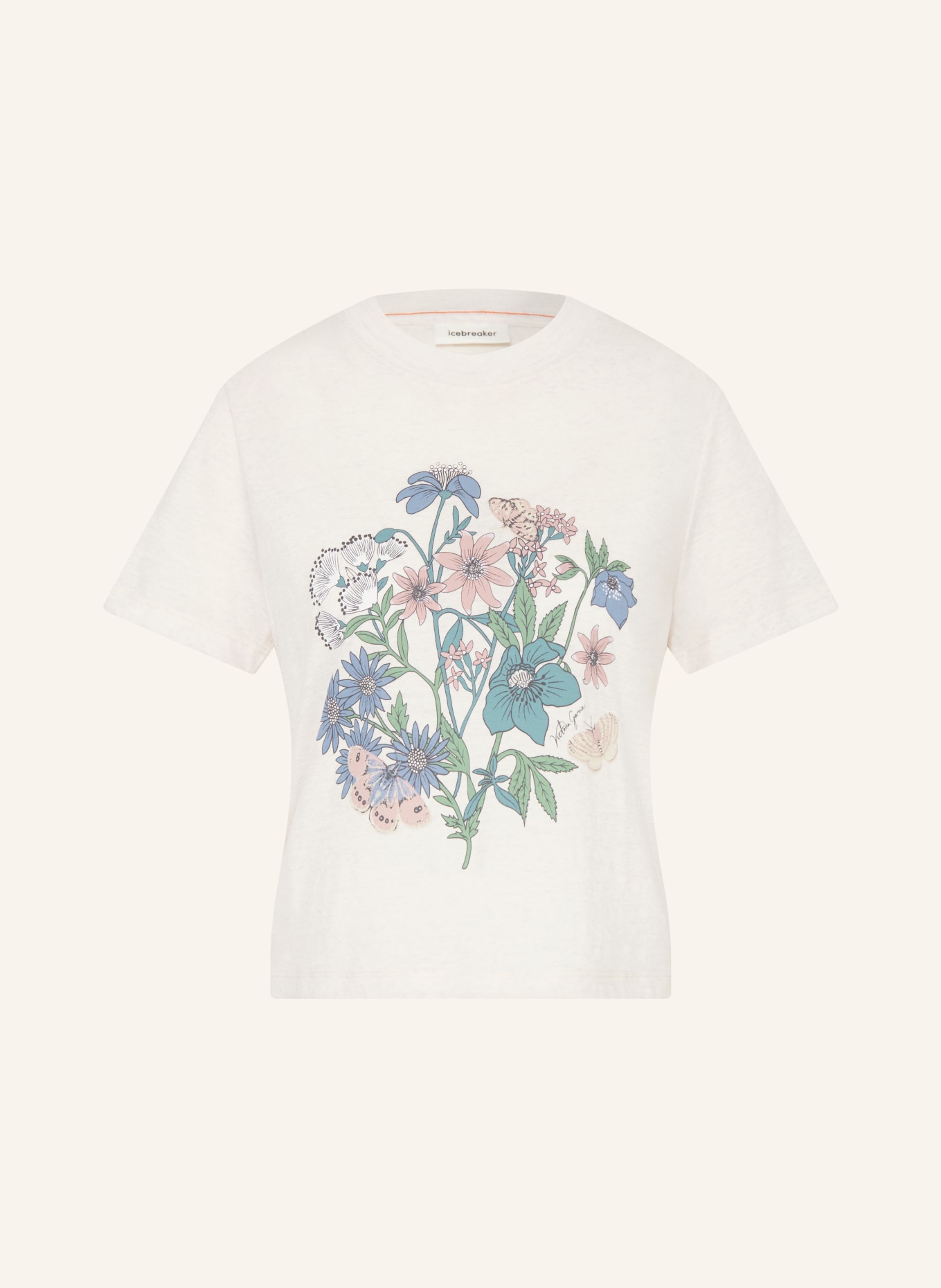 icebreaker Functioneel shirt 150 TECH LITE van merinowol: ECRU