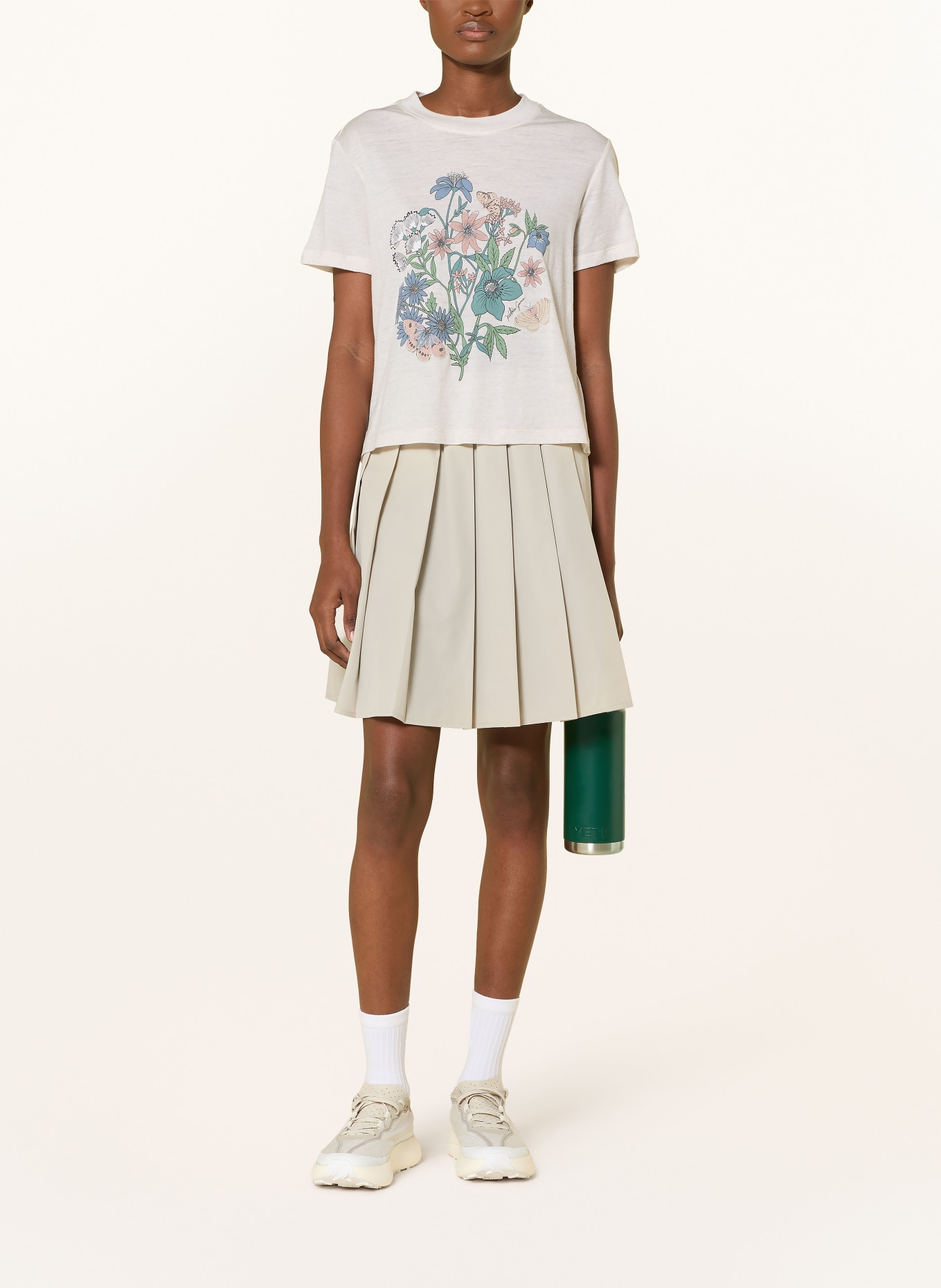 icebreaker Functioneel shirt 150 TECH LITE van merinowol: ECRU