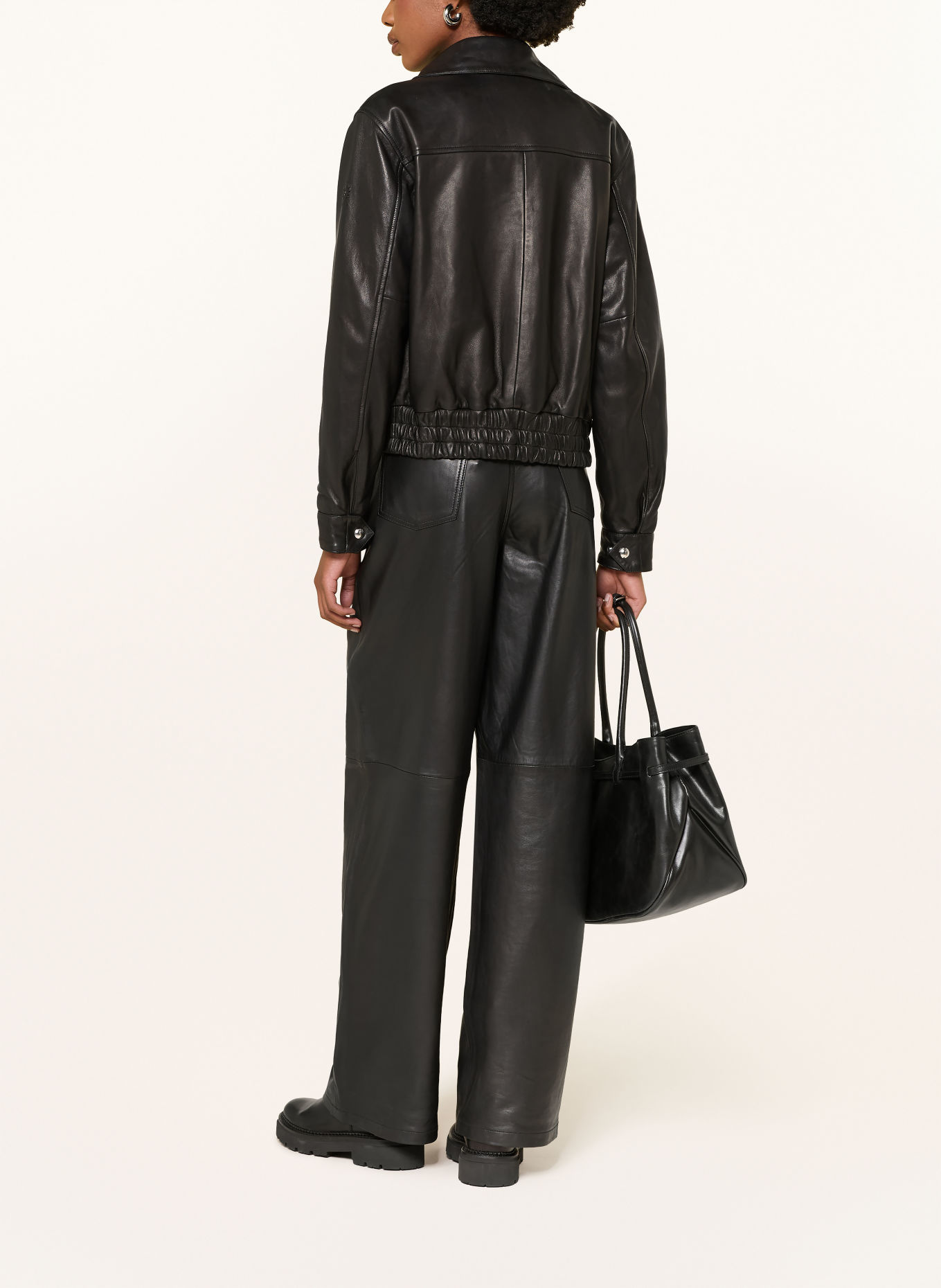 BELSTAFF Kurtka skórzana RAYA: CZARNY